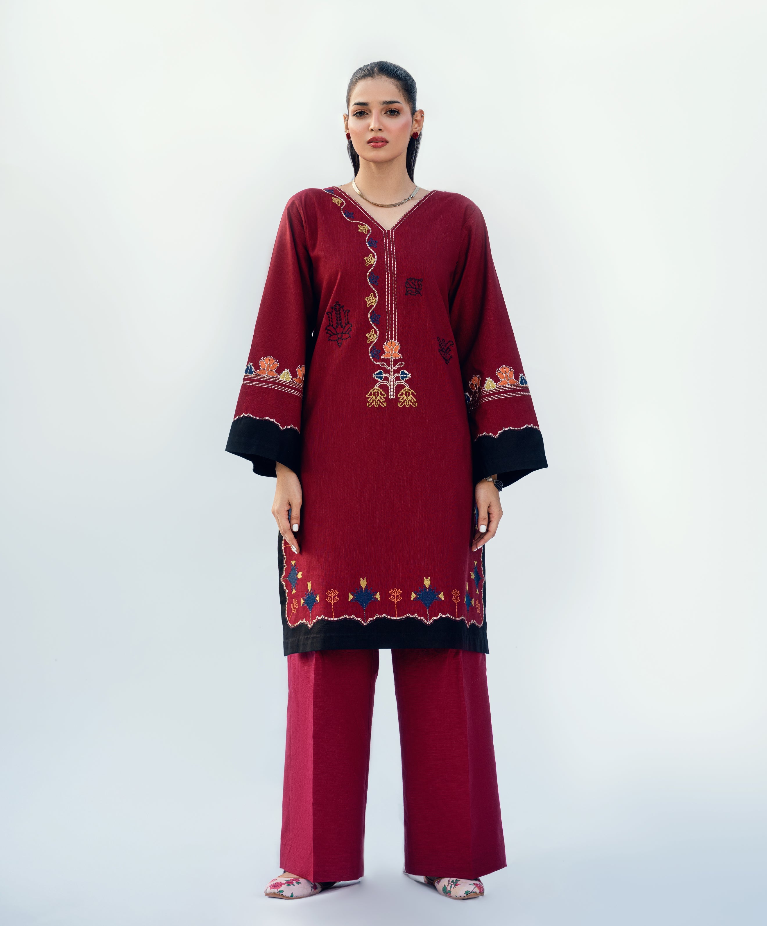 Folk Muse | 2 pc Stitched