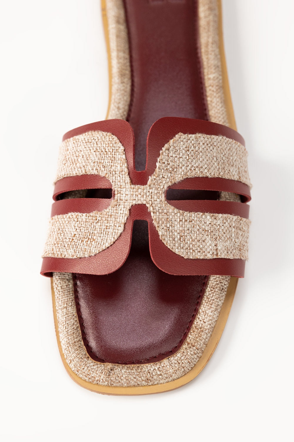 Maroon Slipper
