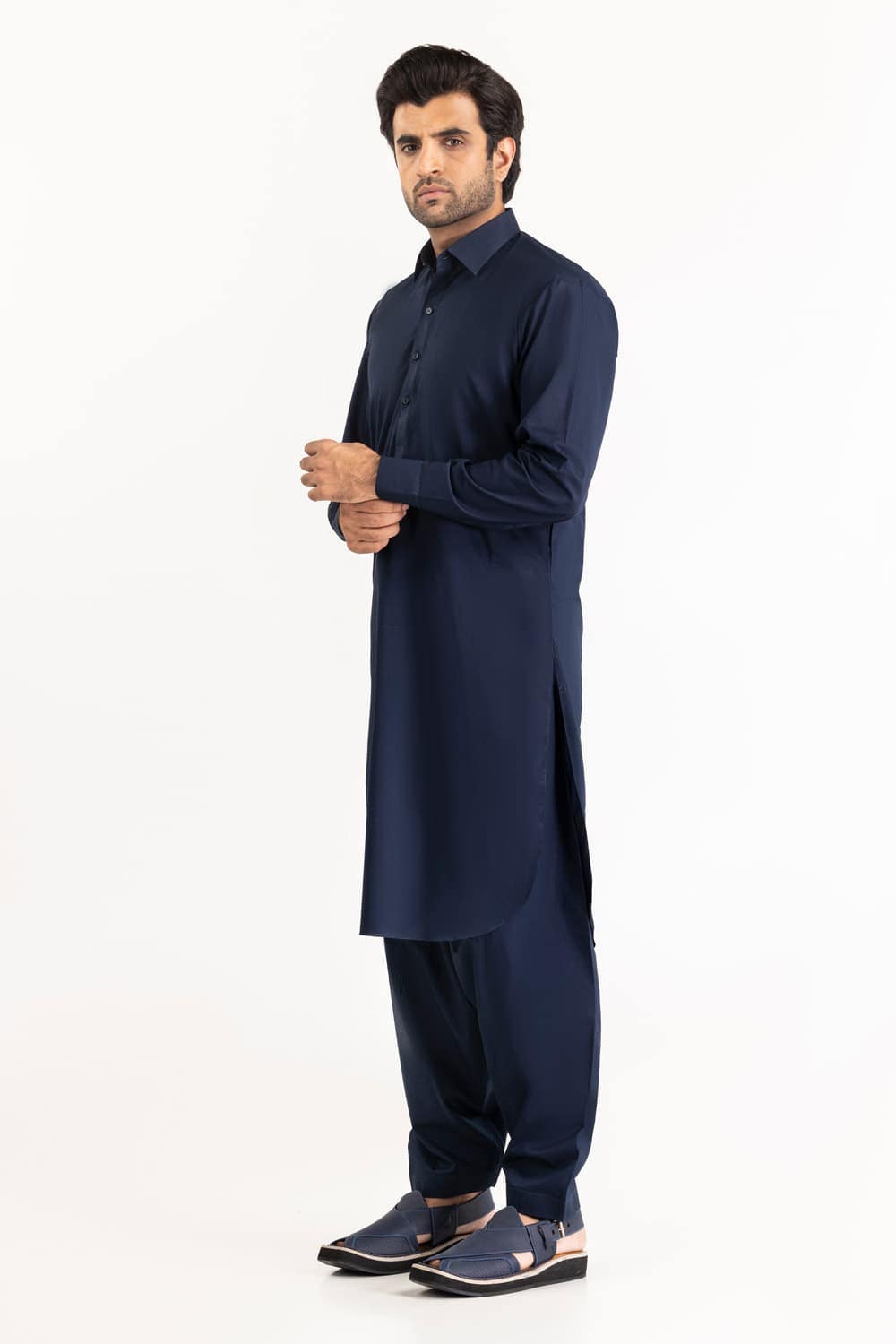 Titanium Latha Unstitched Fabric Cotton-Lf