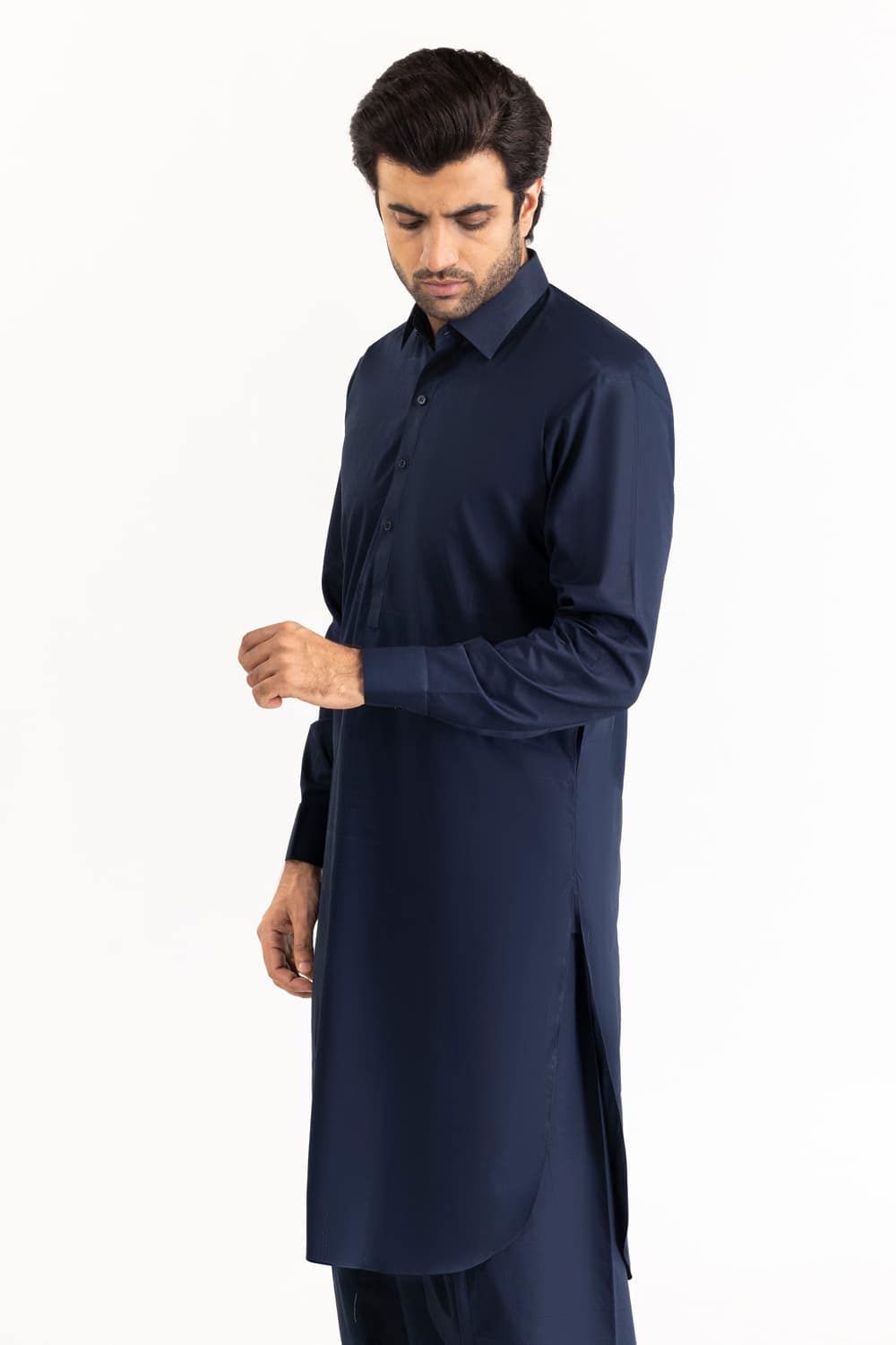 Titanium Latha Unstitched Fabric Cotton-Lf