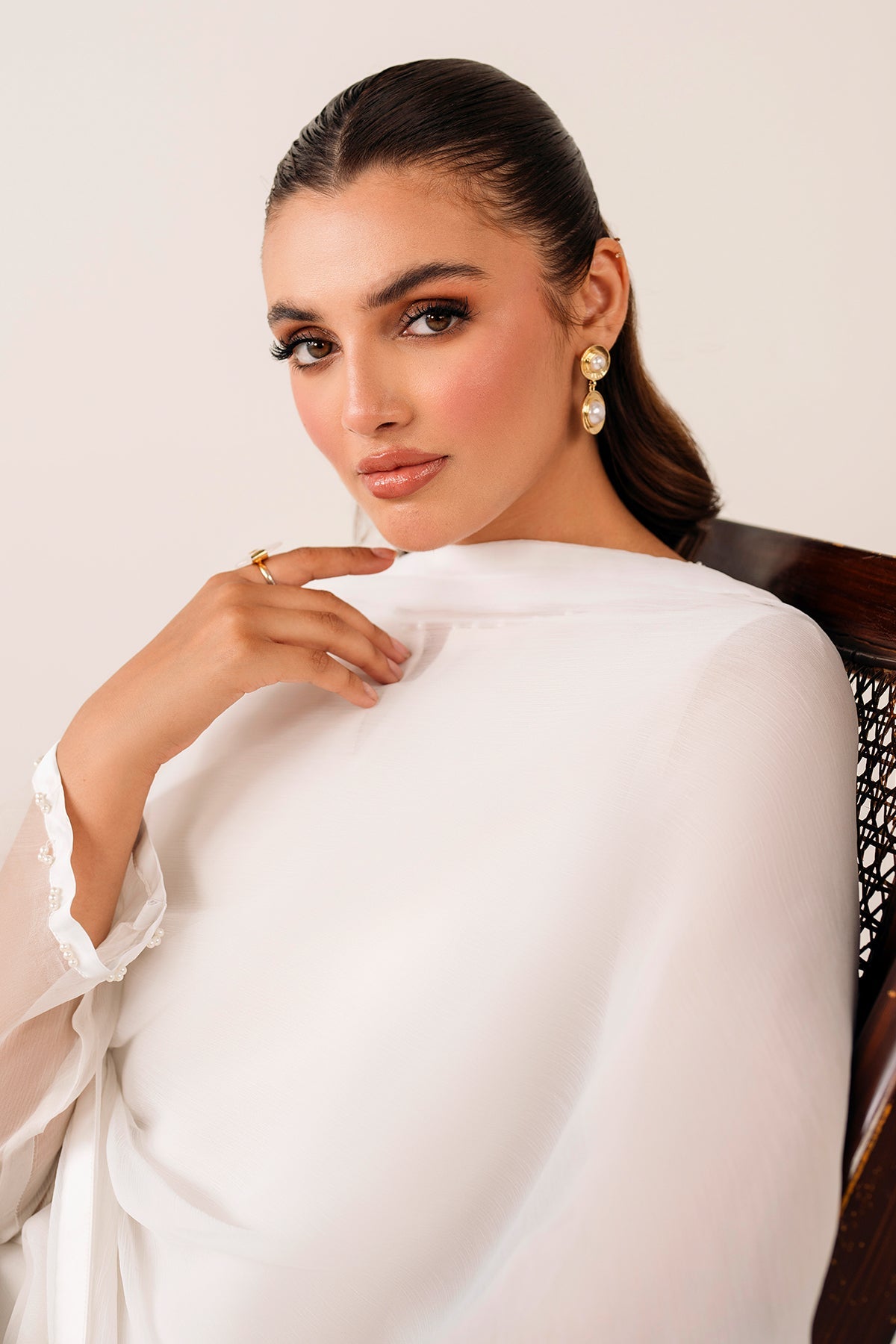 PLAIN CHIFFON SHIRT PR-1117
