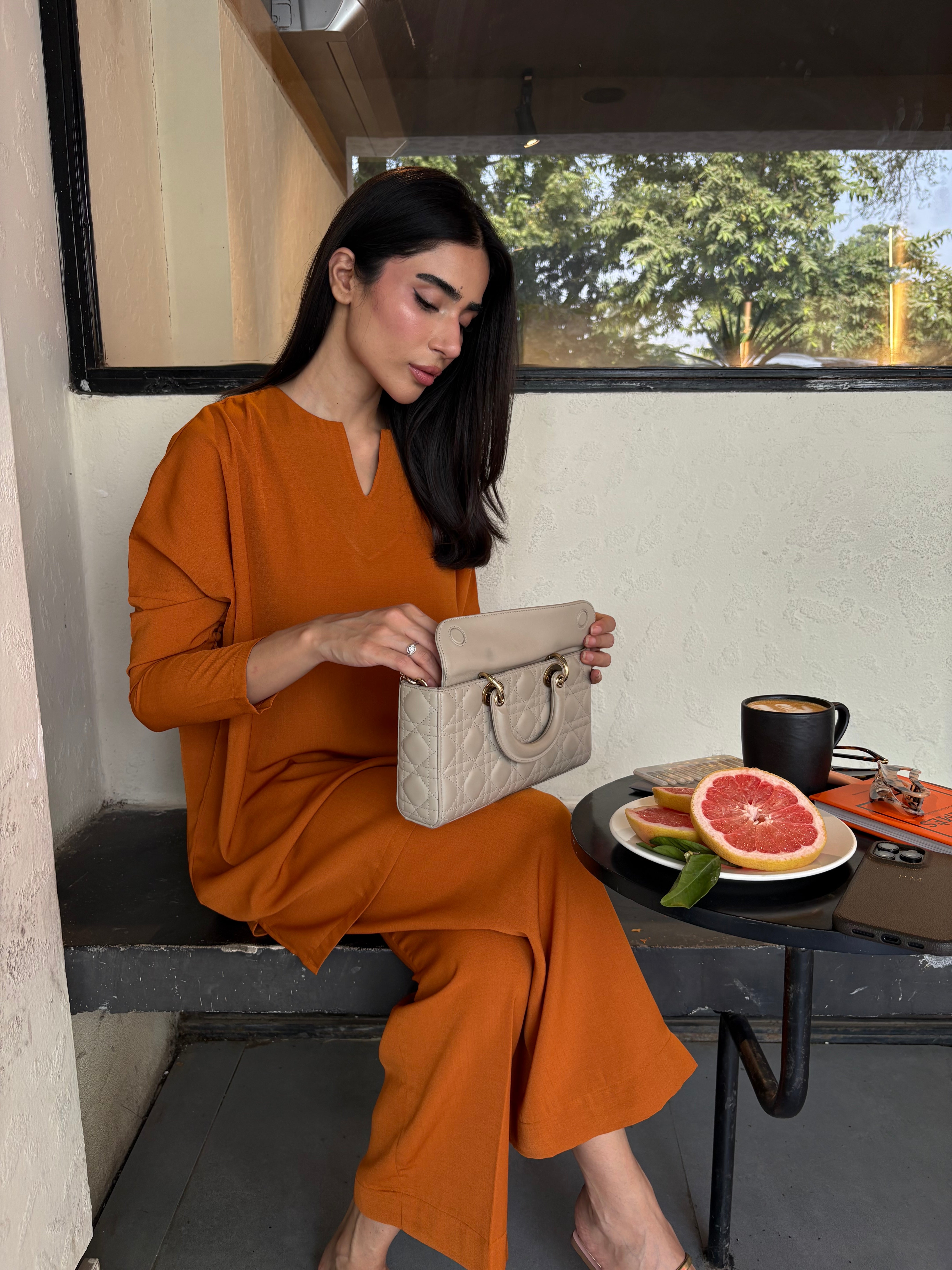 Burnt Orange Gabby Set