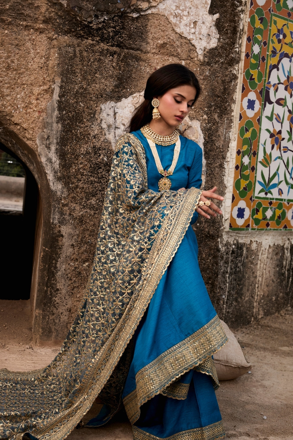 Design 01 - Turquoise - Ranya Festive RTW '25
