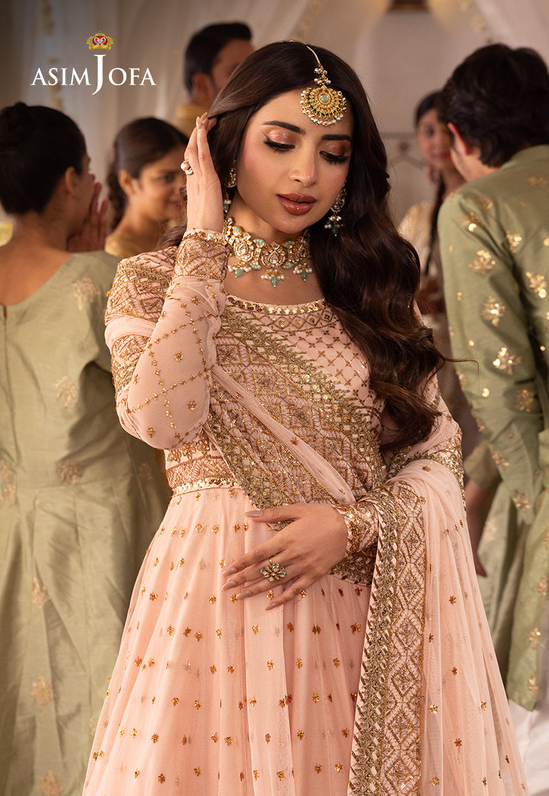 AJSH-15 EMBROIDERED NET 3 PCS