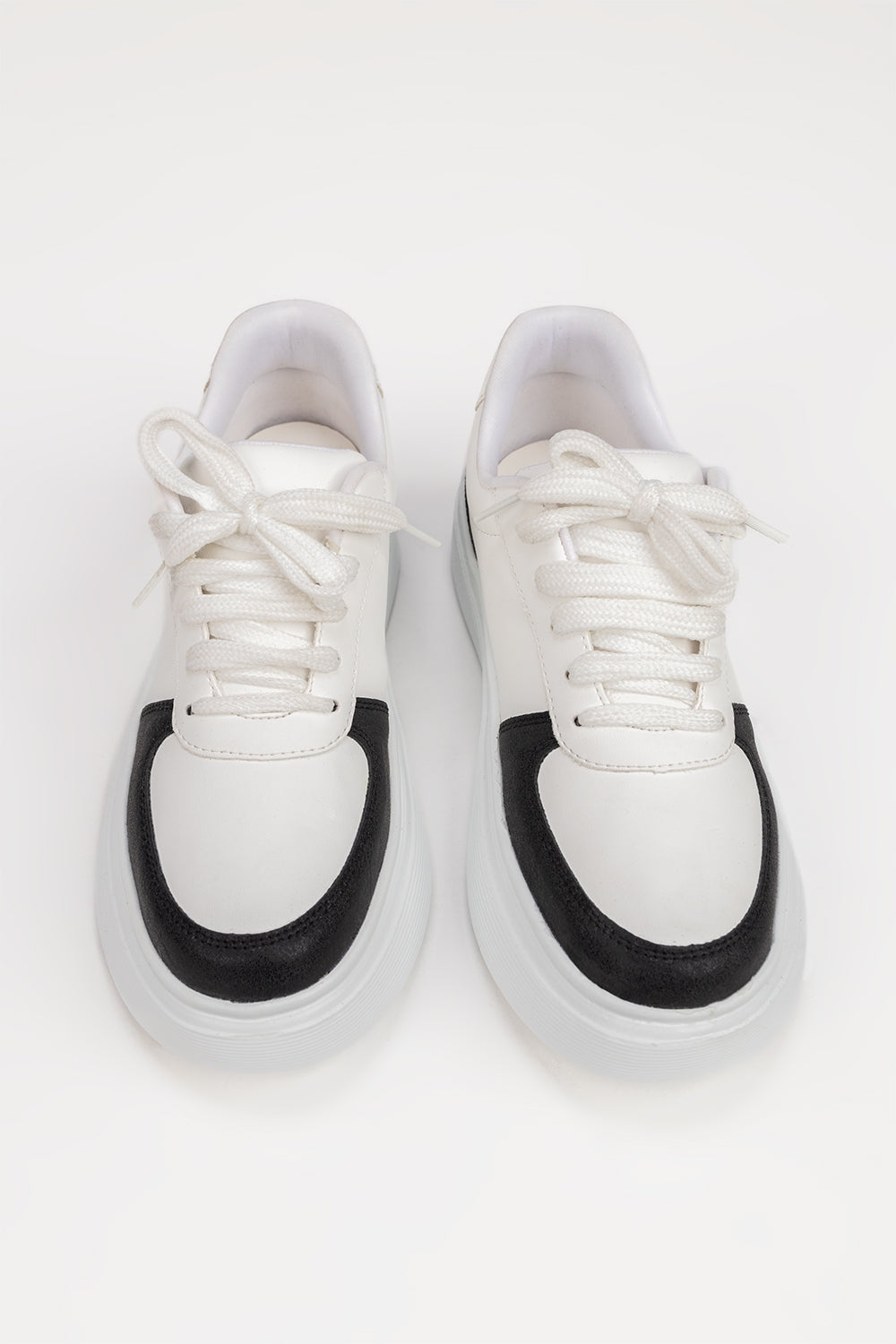 Women Black White Jogger