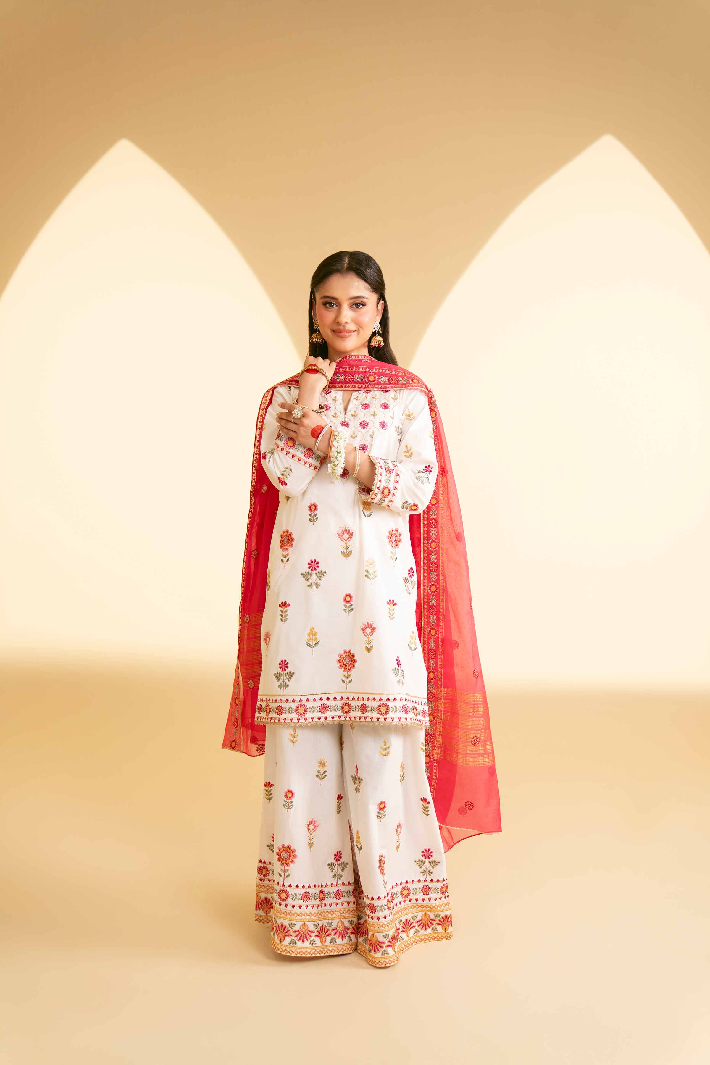 3 Piece - Embroidered Suit - 42219885
