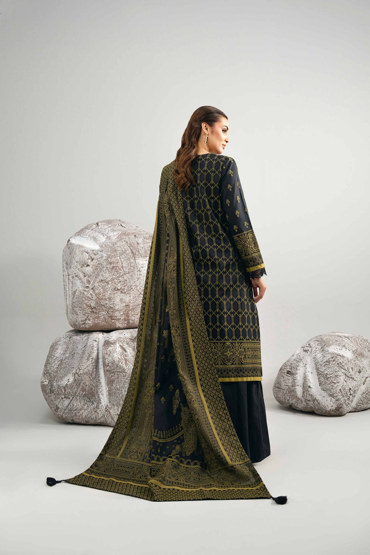 3 Piece - Dyed Jacquard Suit - 42502039