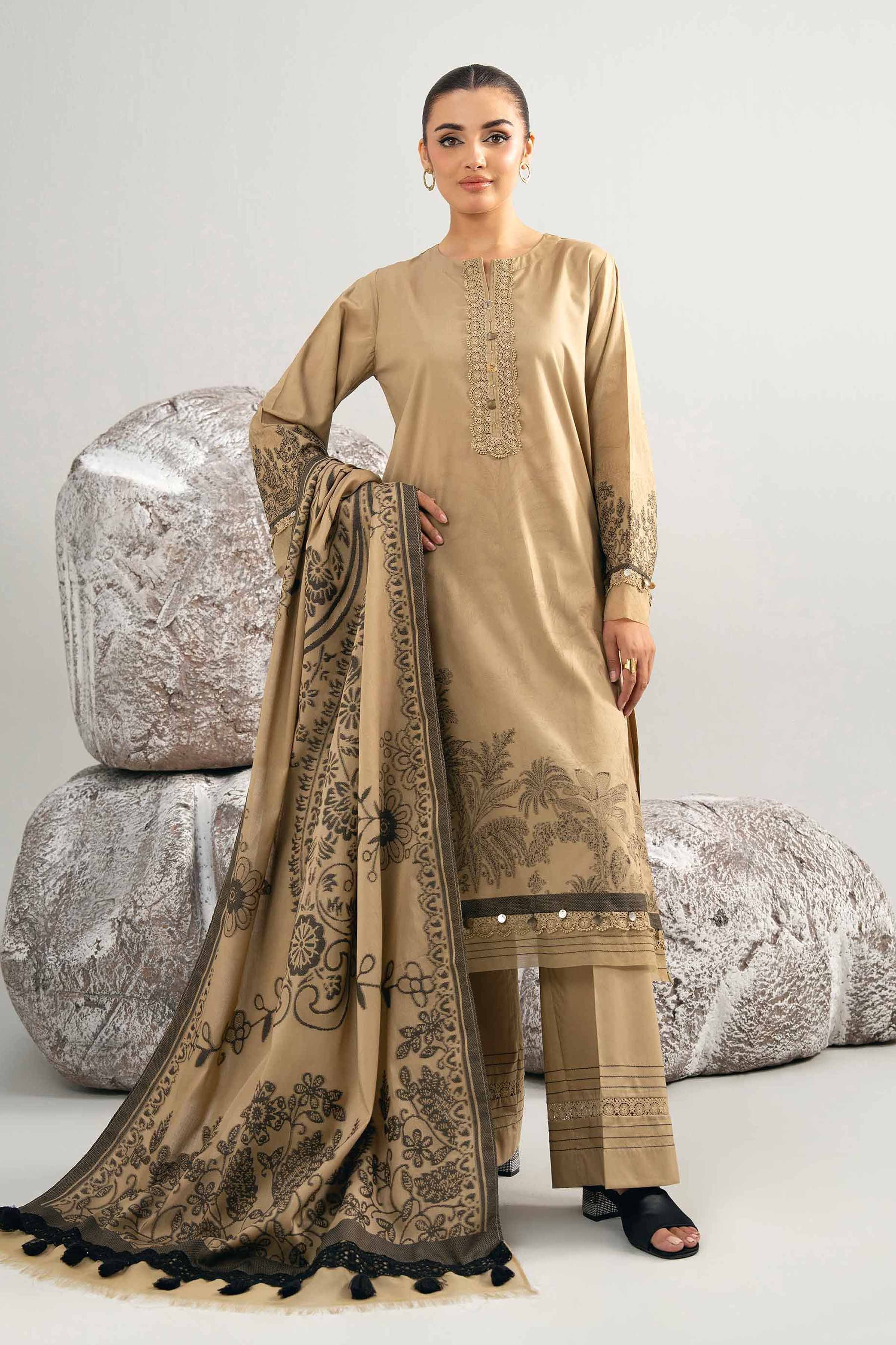 3 Piece - Dyed Jacquard Suit - 42502040