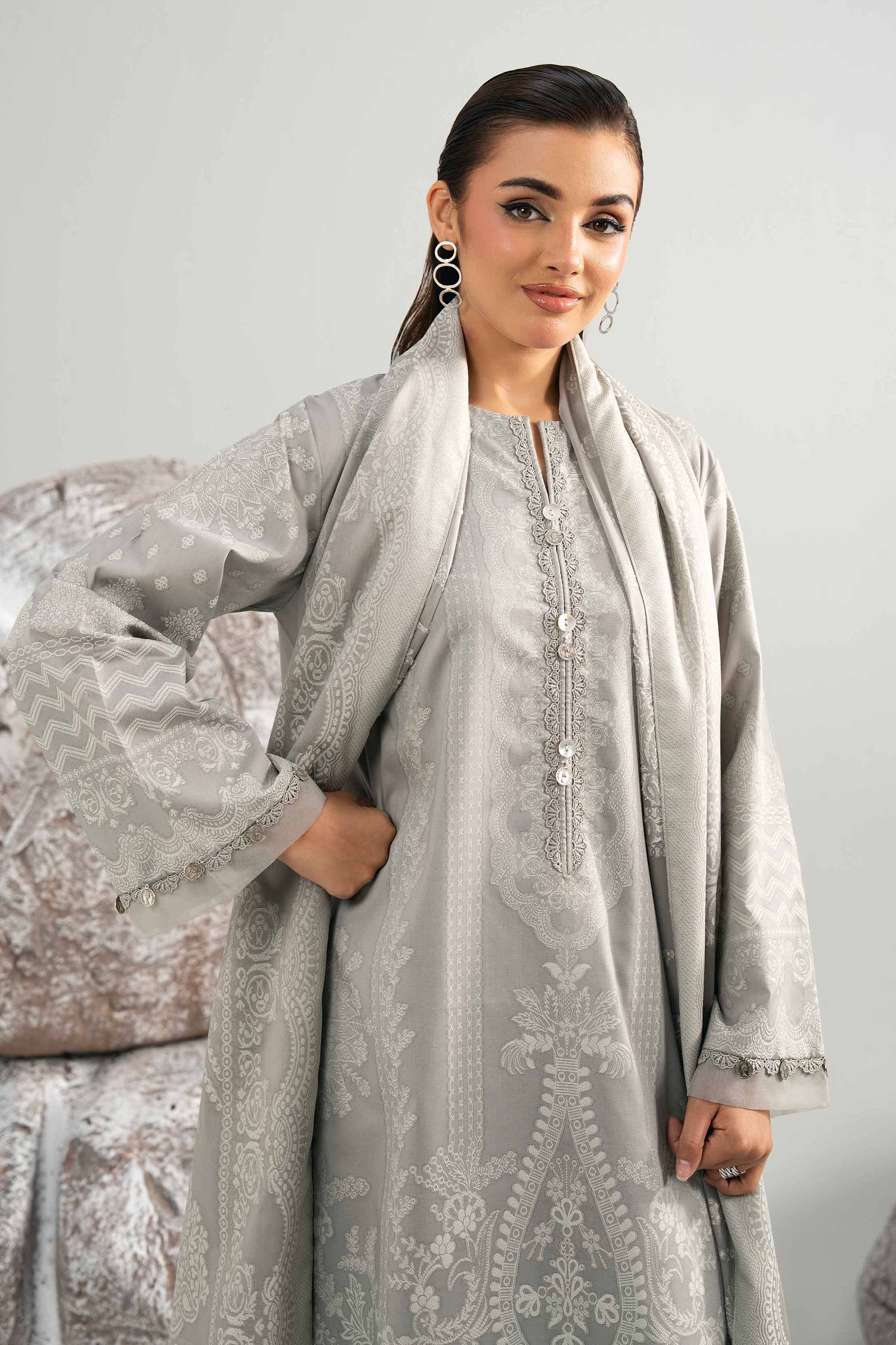 3 Piece - Dyed Jacquard Suit - 42502043