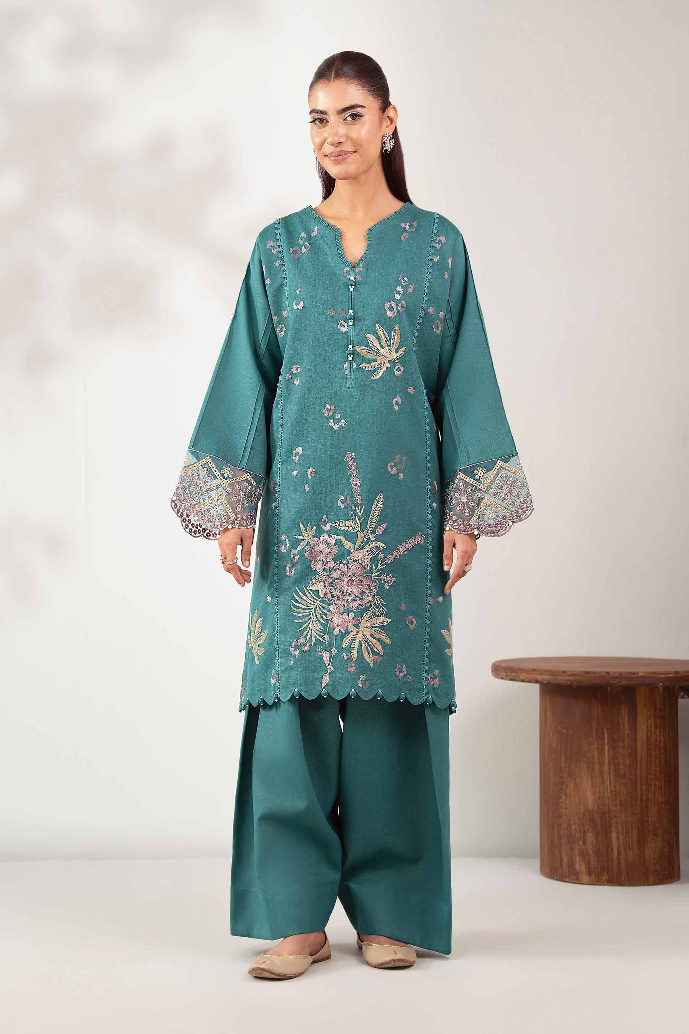 2 Piece - Embroidered Suit - 42502806
