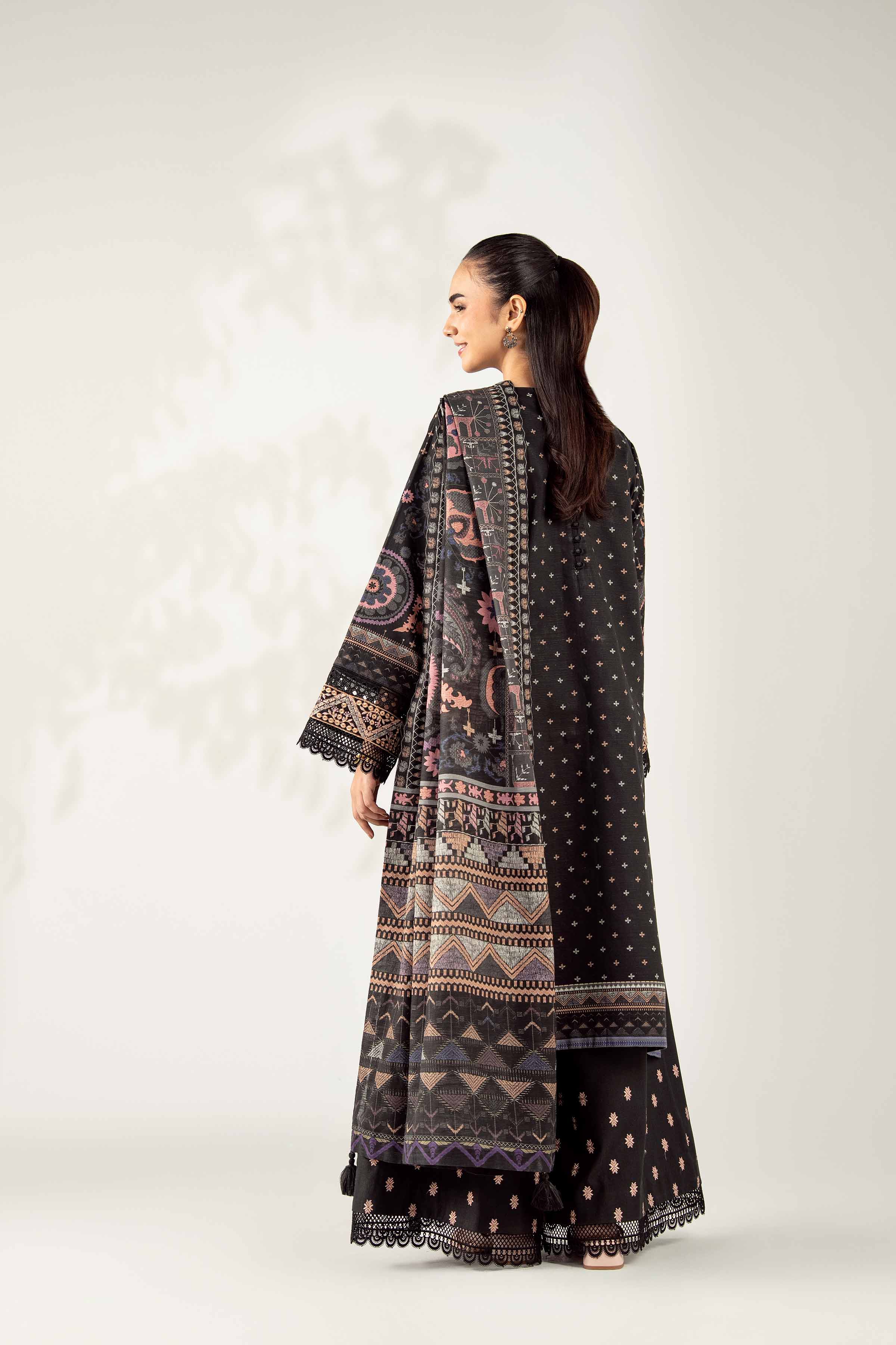 3 Piece - Digital Printed Embroidered Suit - 42502921