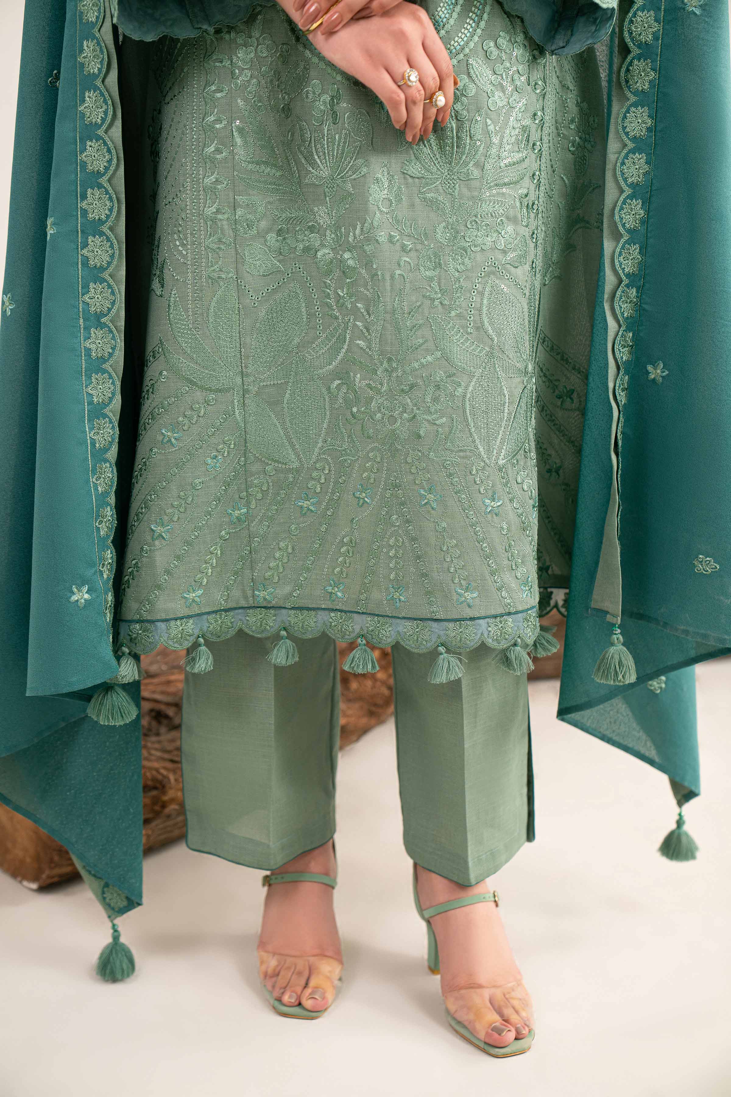 3 Piece - Embroidered Suit - 42503504