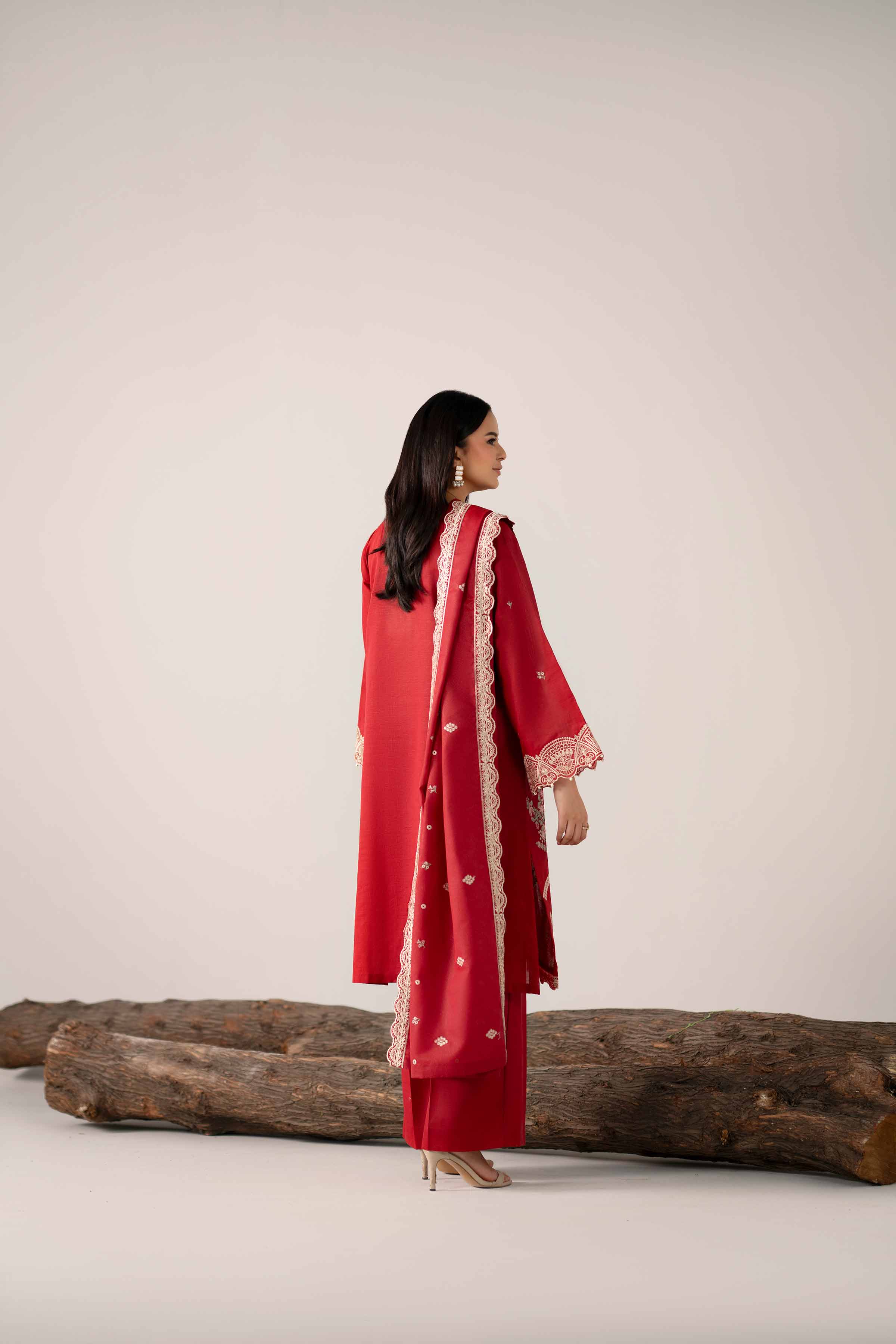 3 Piece - Embroidered Suit - 42503505