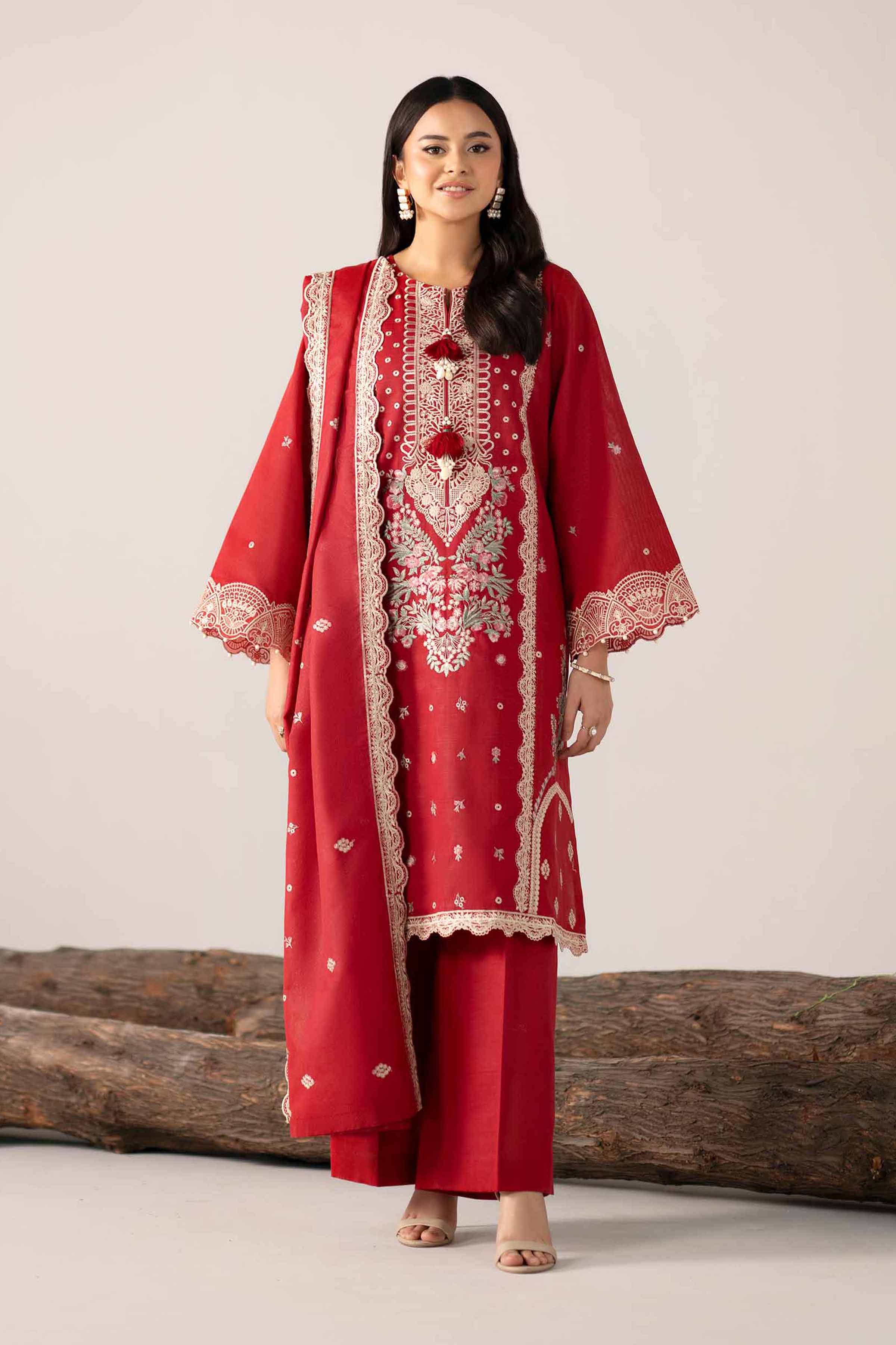 3 Piece - Embroidered Suit - 42503505