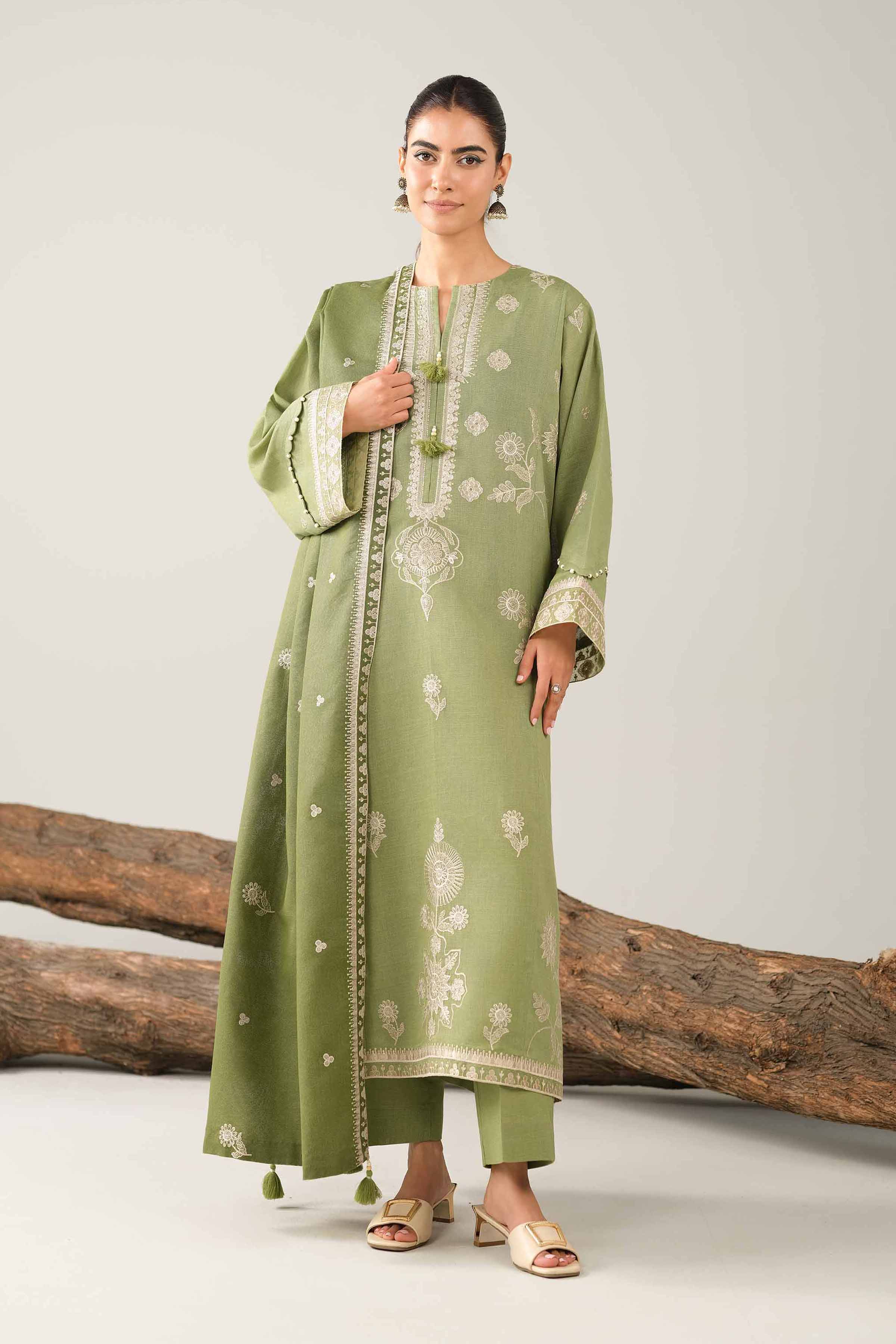 3 Piece - Embroidered Suit - 42503507