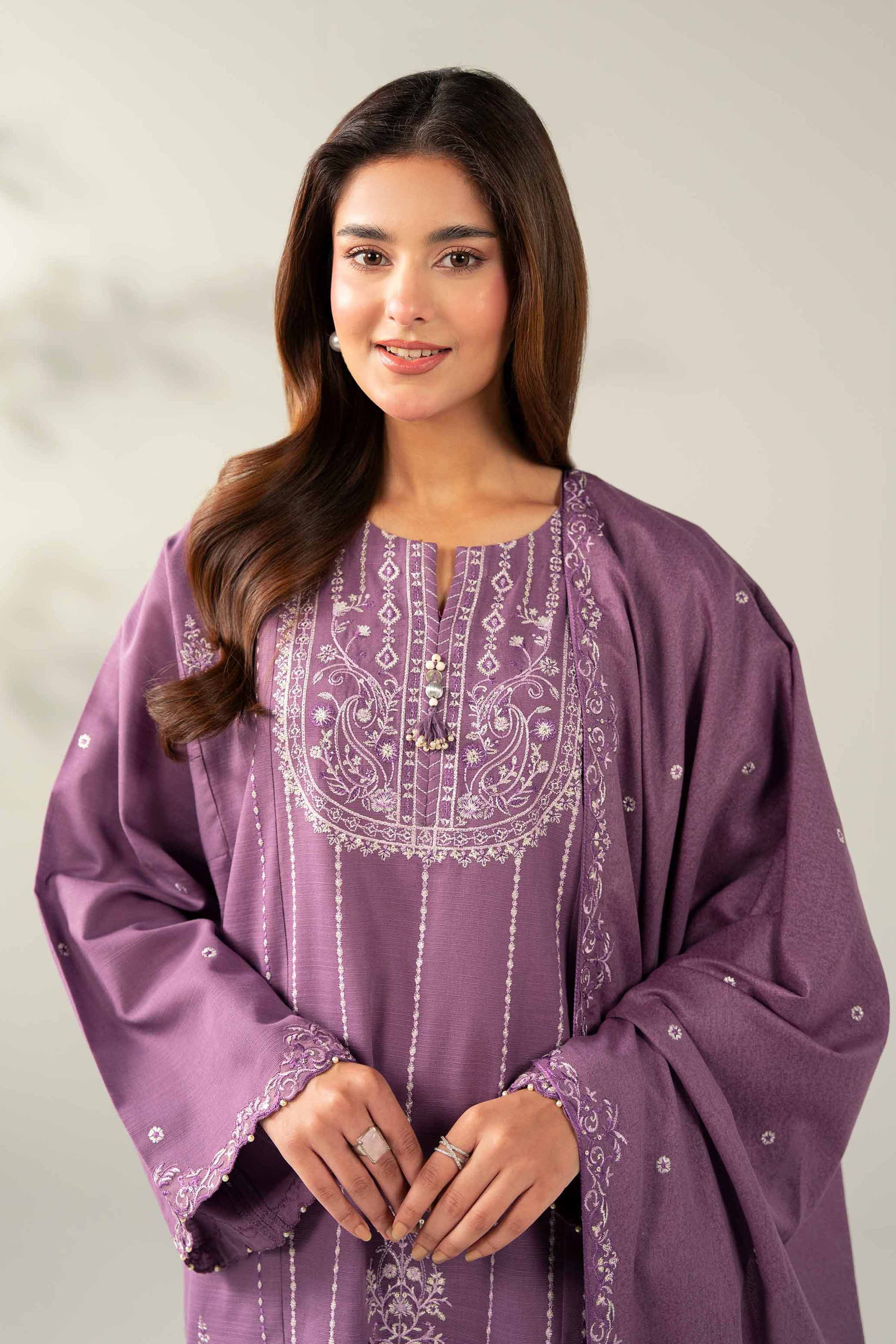 3 Piece - Embroidered Suit - 42503509