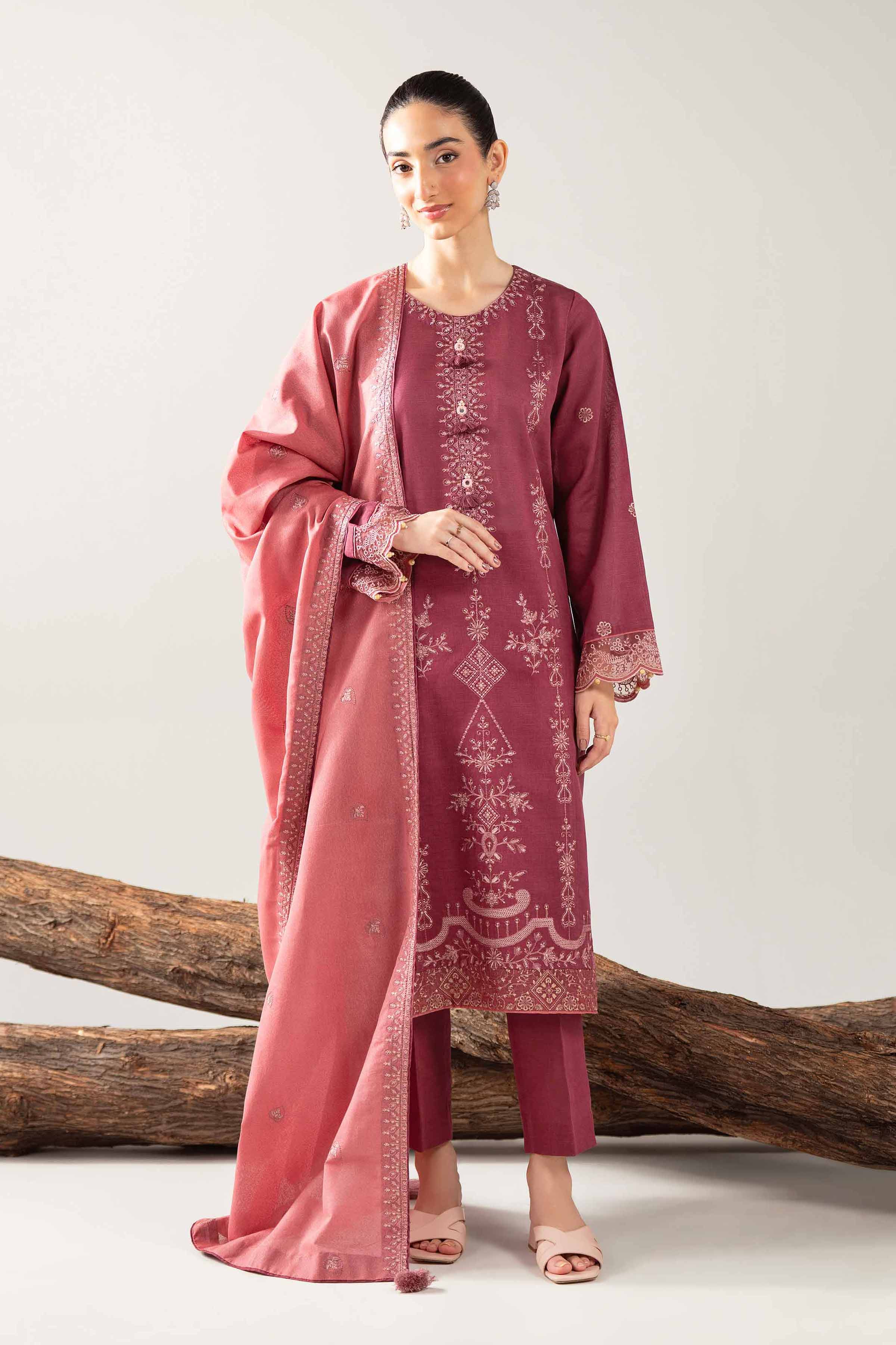 3 Piece - Embroidered Suit - 42503510