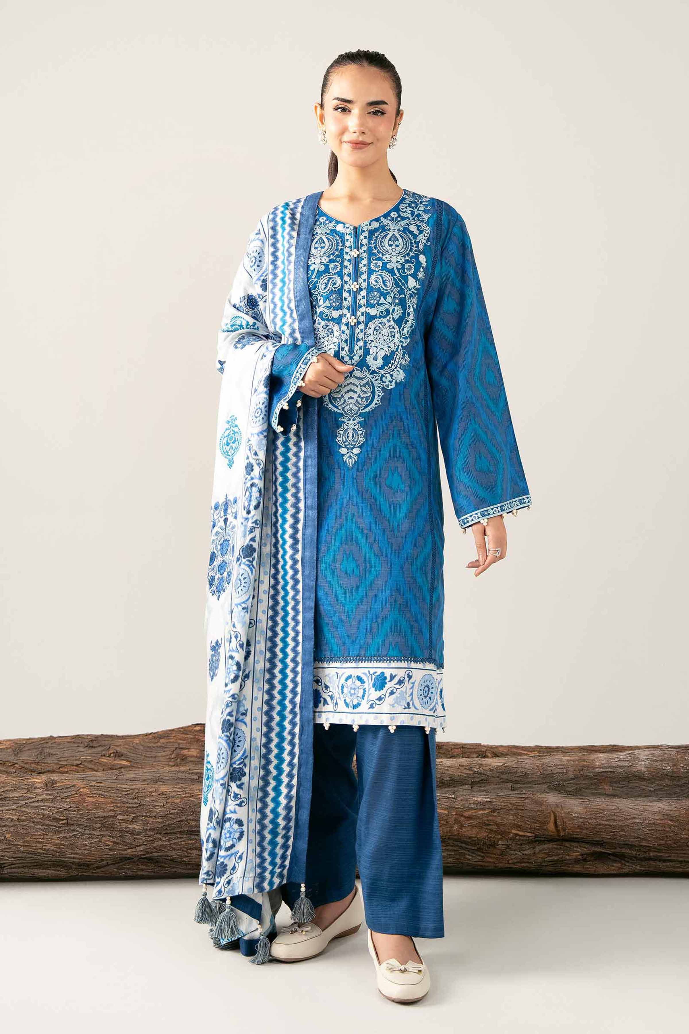 3 Piece - Embroidered Suit - 42503534