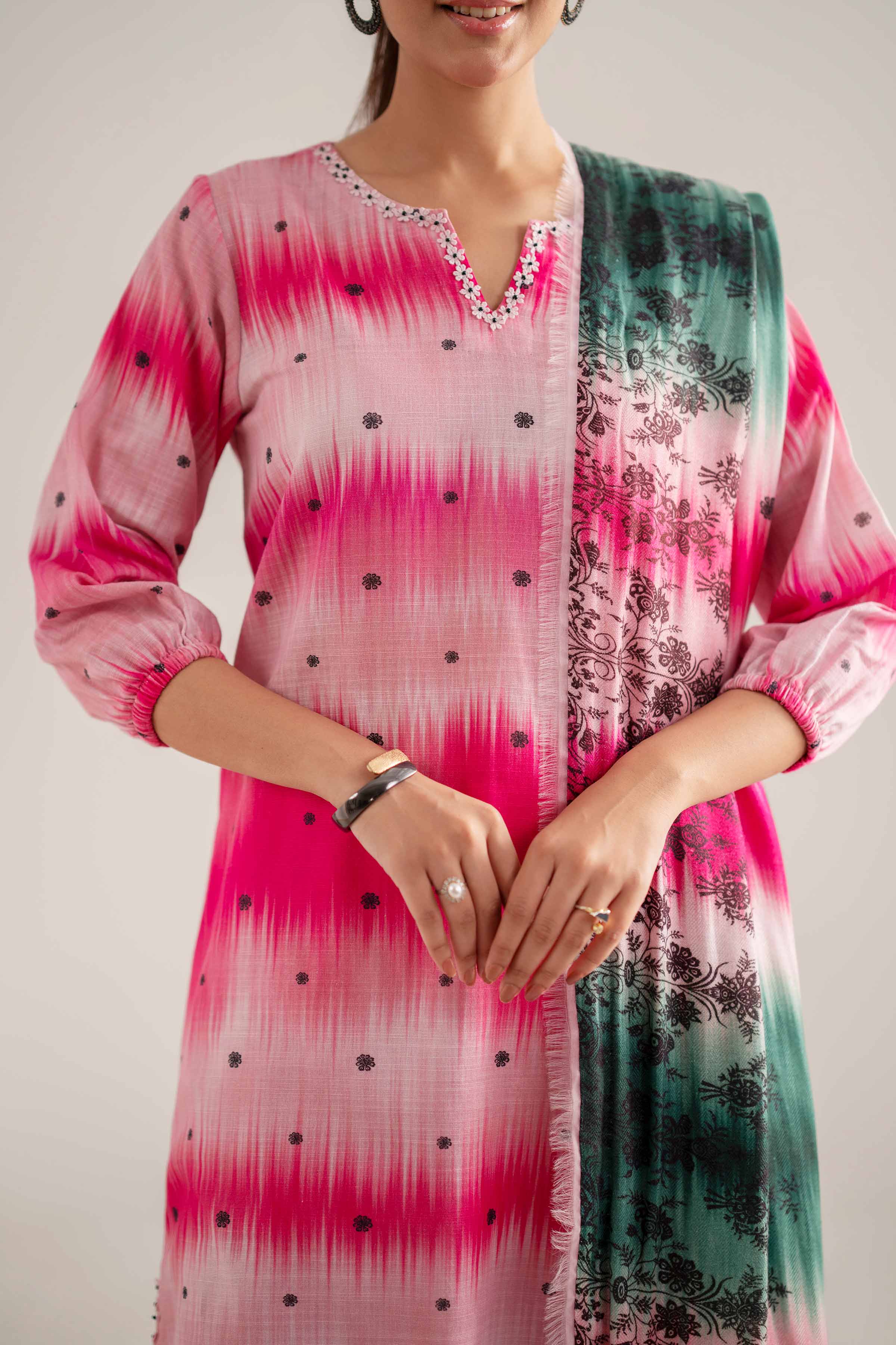 3 Piece - Printed Suit - 42503549