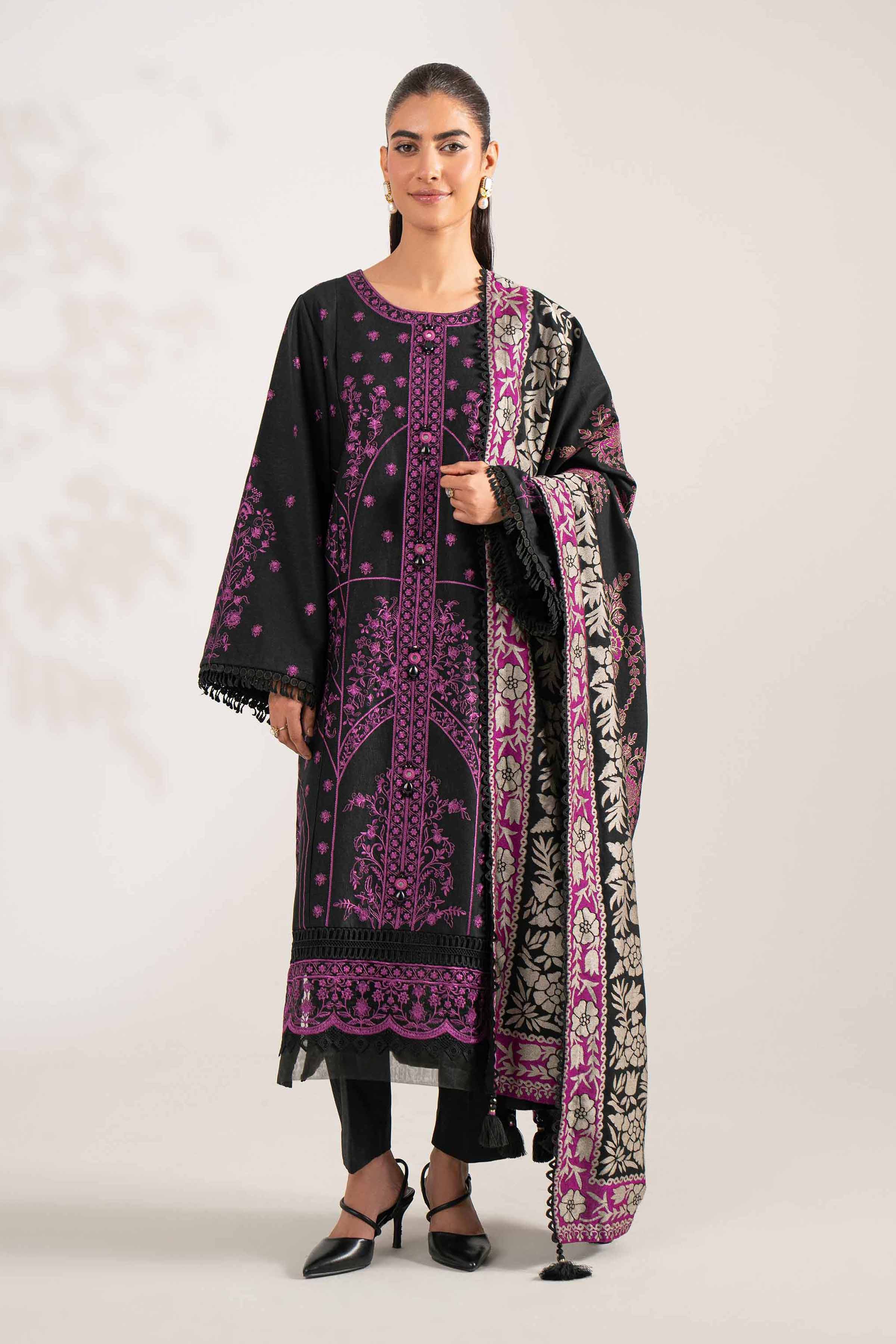 3 Piece - Embroidered Suit - 42503567