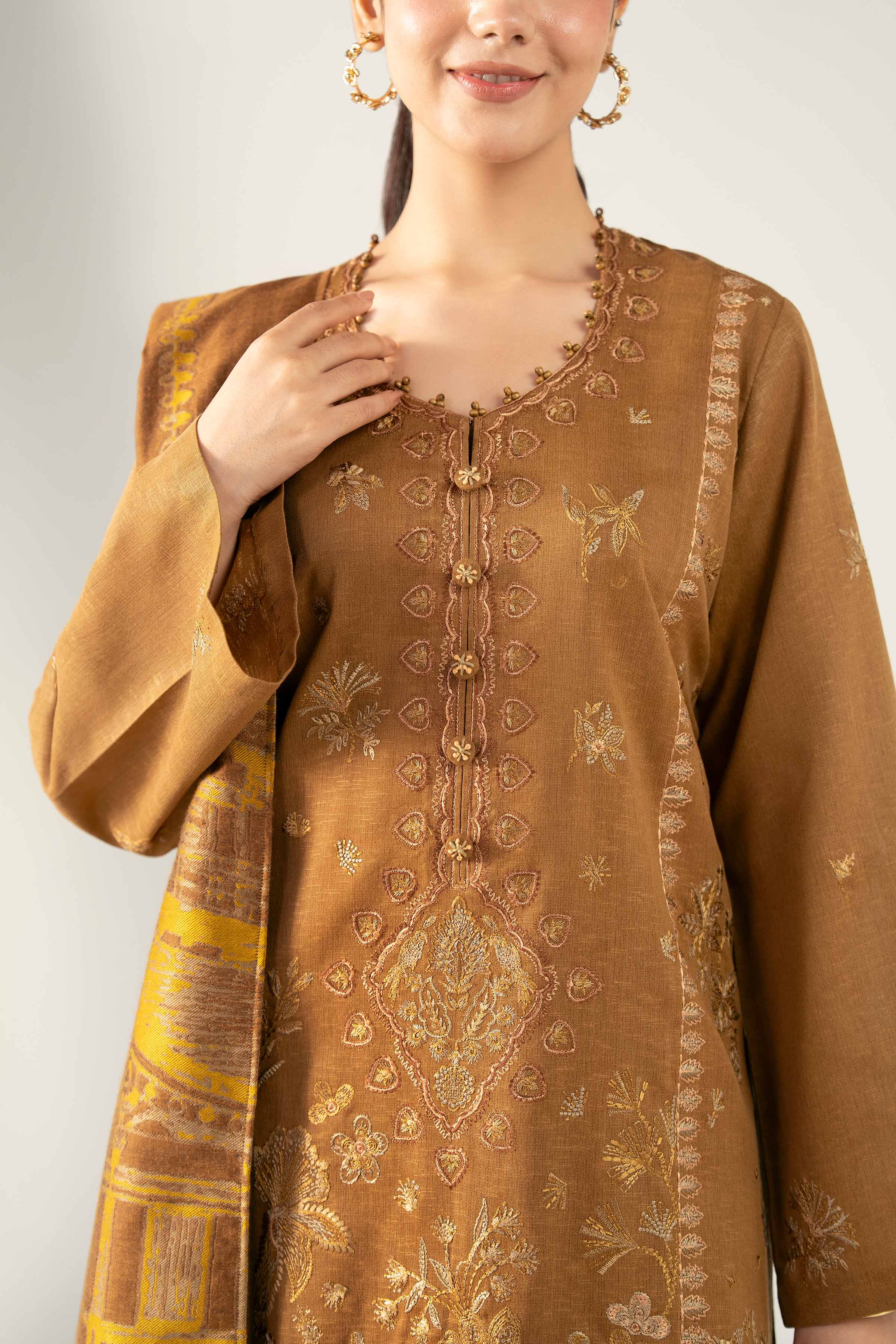 3 Piece - Embroidered Suit - 42503570