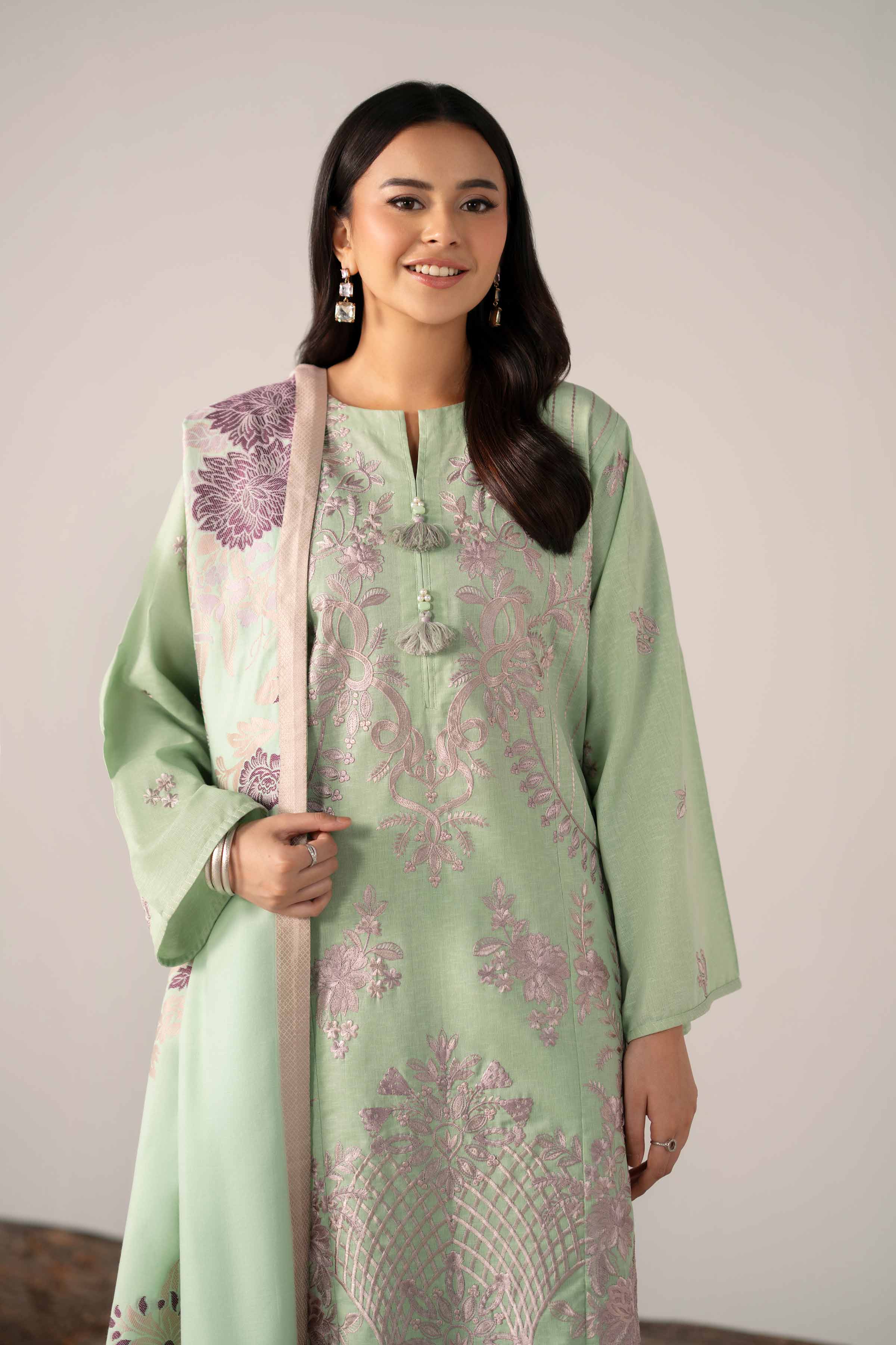 3 Piece - Embroidered Suit - 42503575