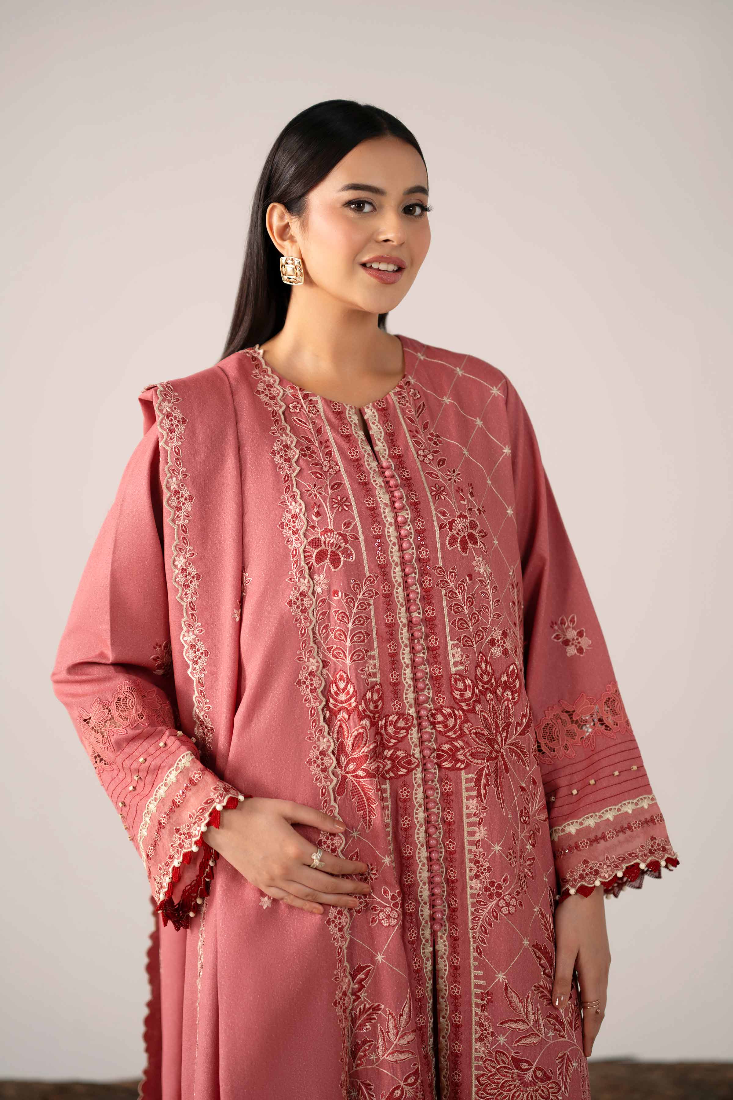 3 Piece - Embroidered Suit - 42503590
