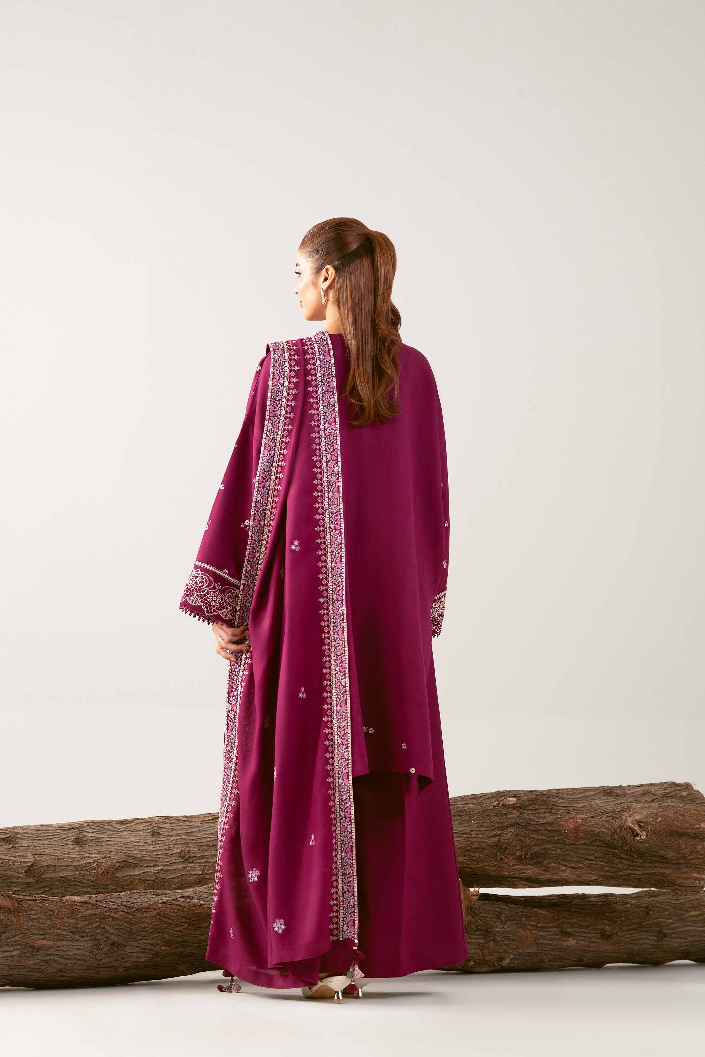 3 Piece - Embroidered Suit - 42503595