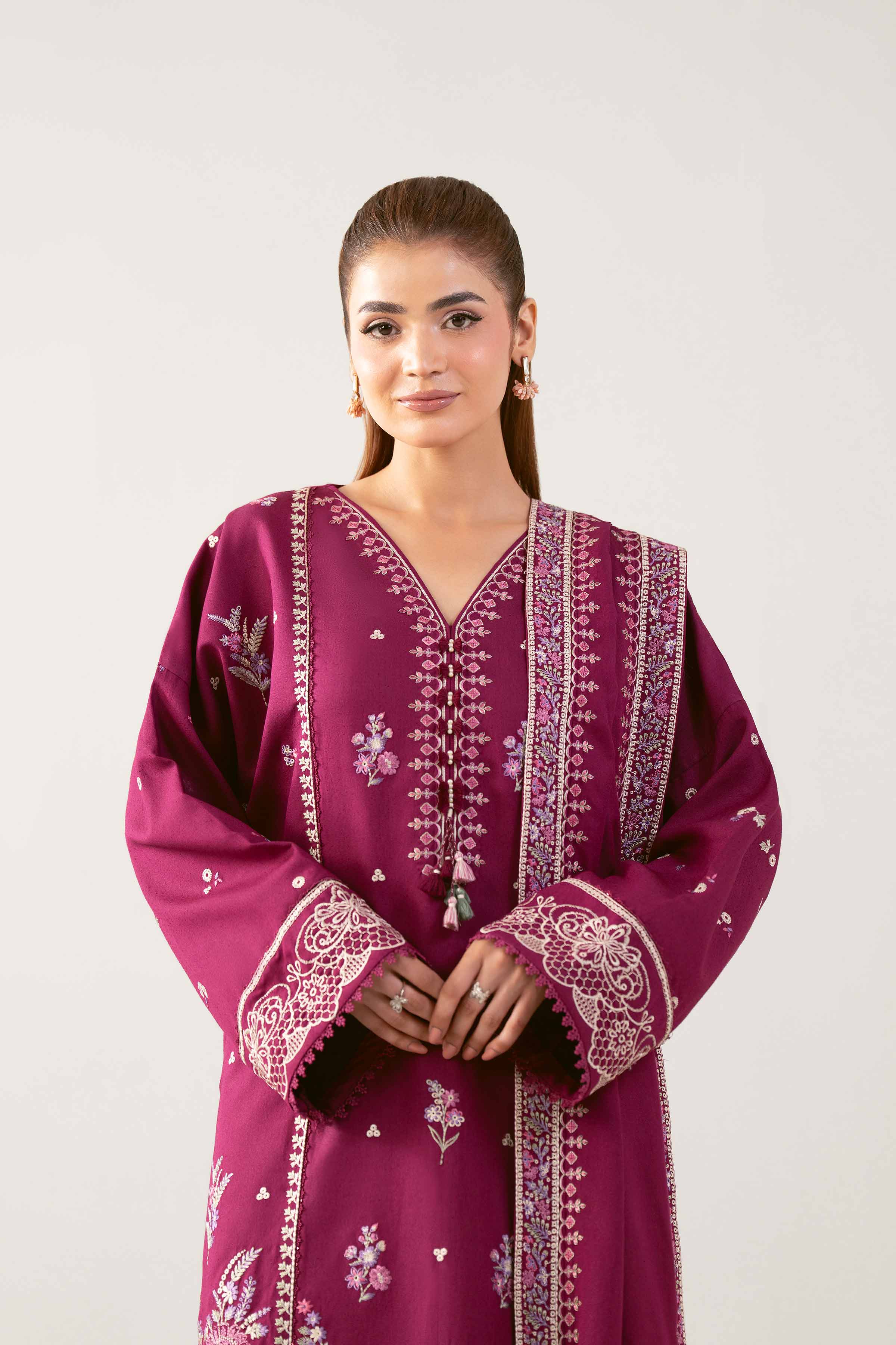 3 Piece - Embroidered Suit - 42503595