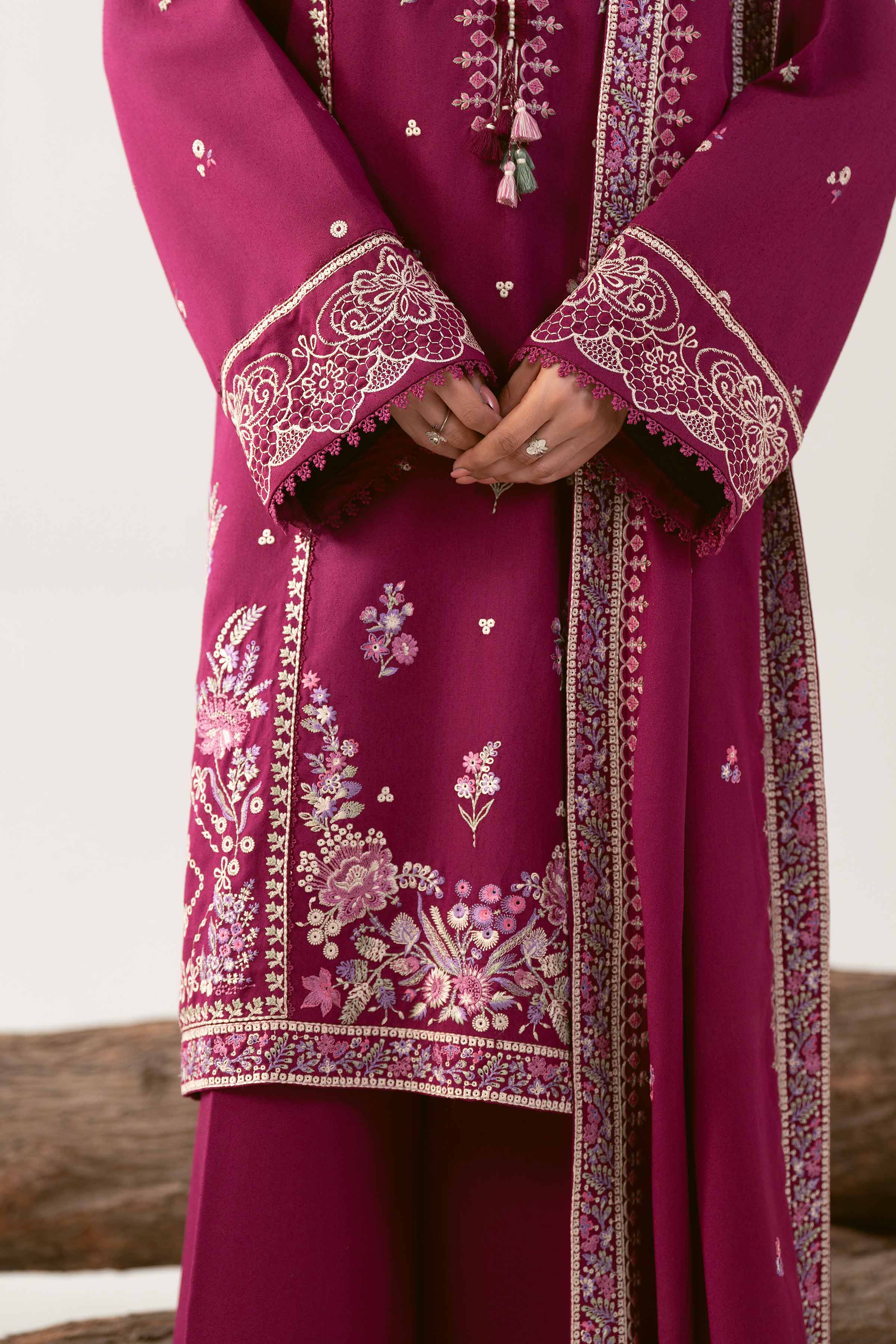 3 Piece - Embroidered Suit - 42503595