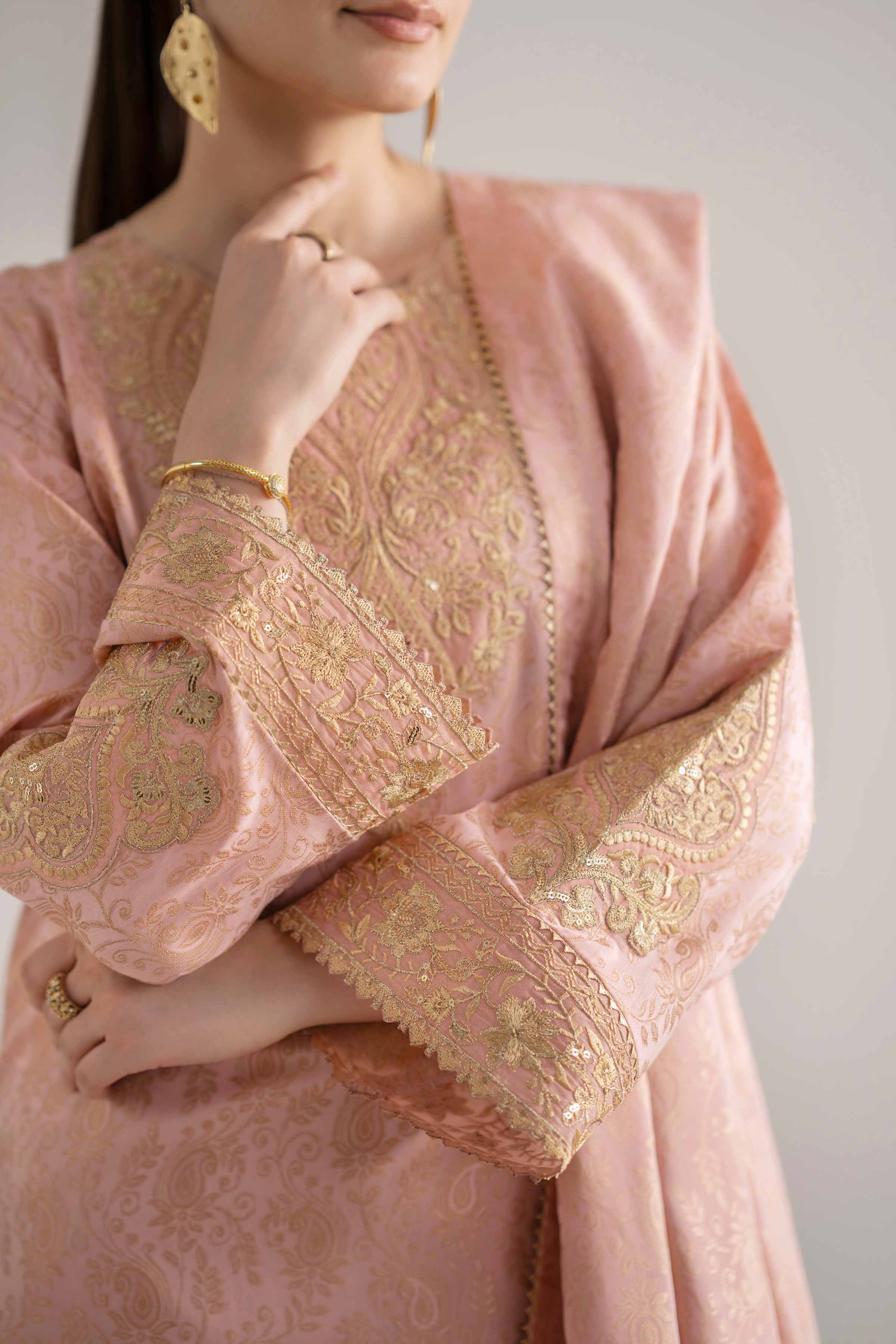 3 Piece - Embroidered Suit - 42503596