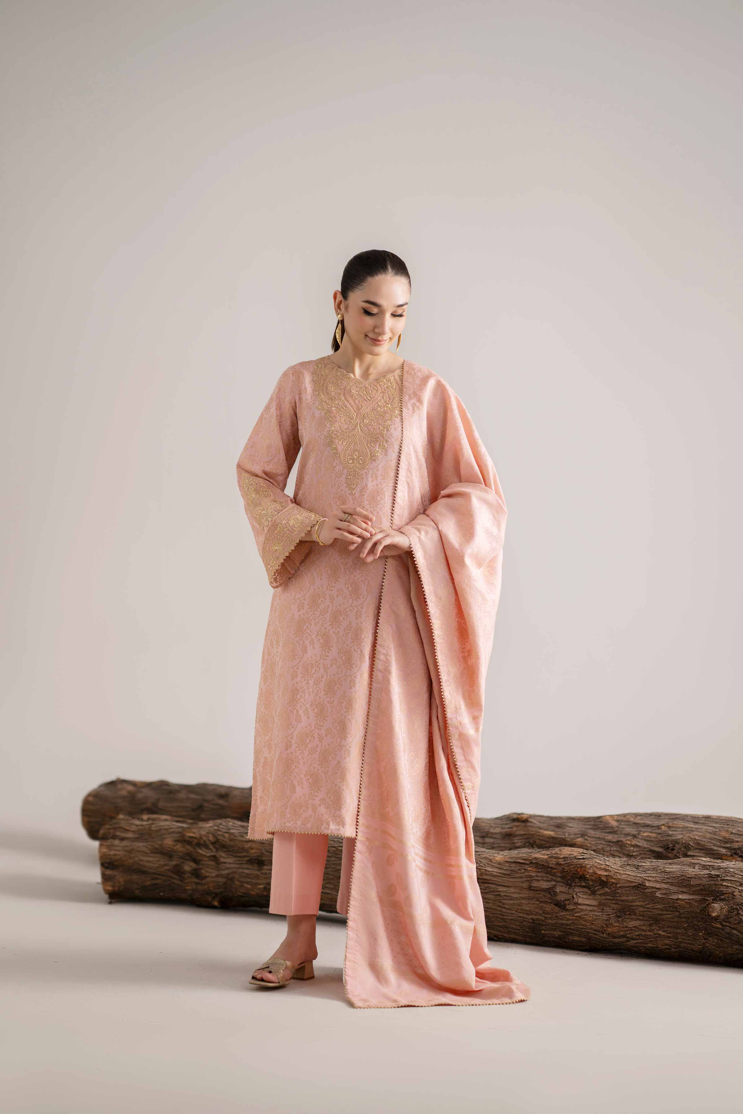 3 Piece - Embroidered Suit - 42503596