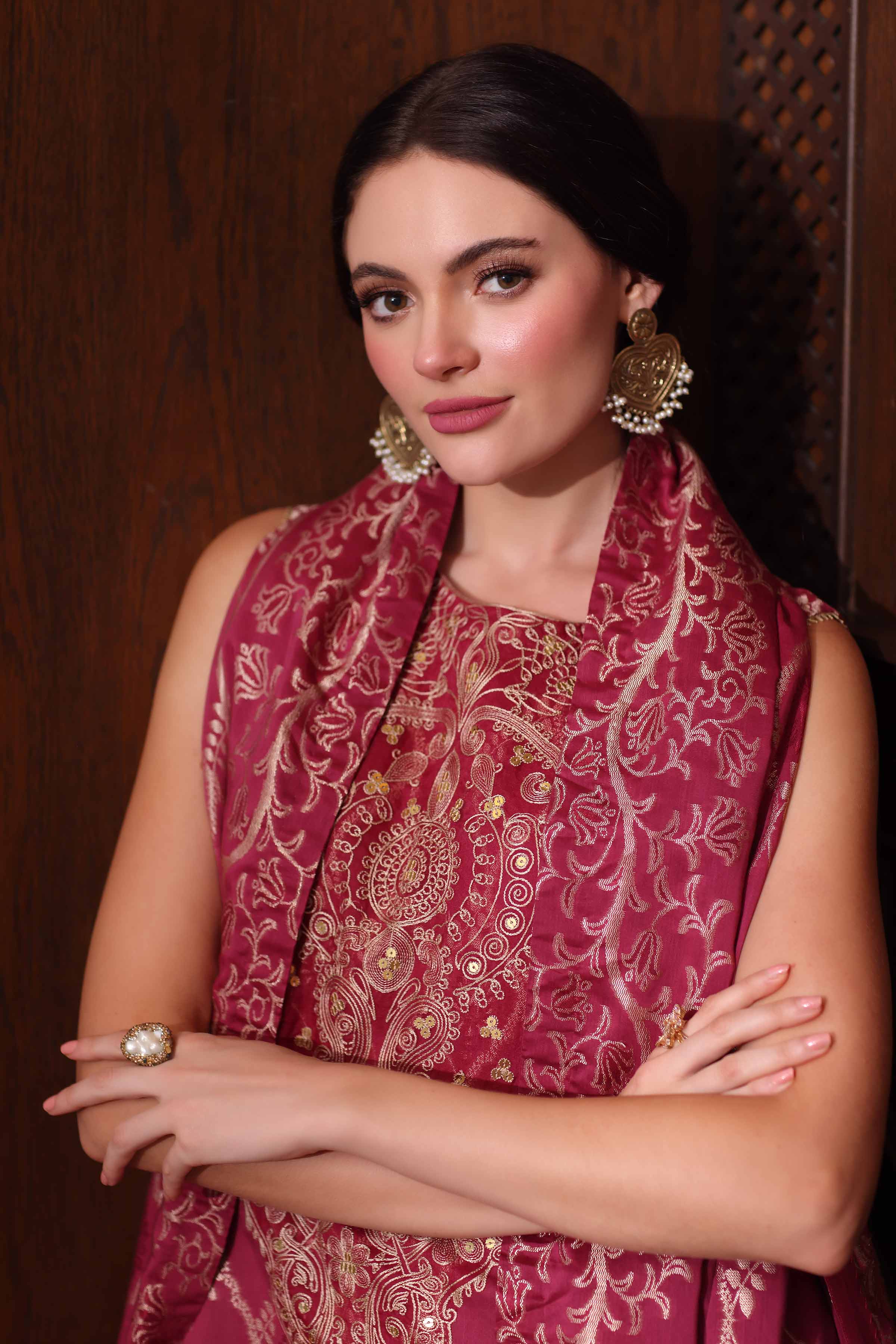 3 Piece - Embroidered Suit - 42503597