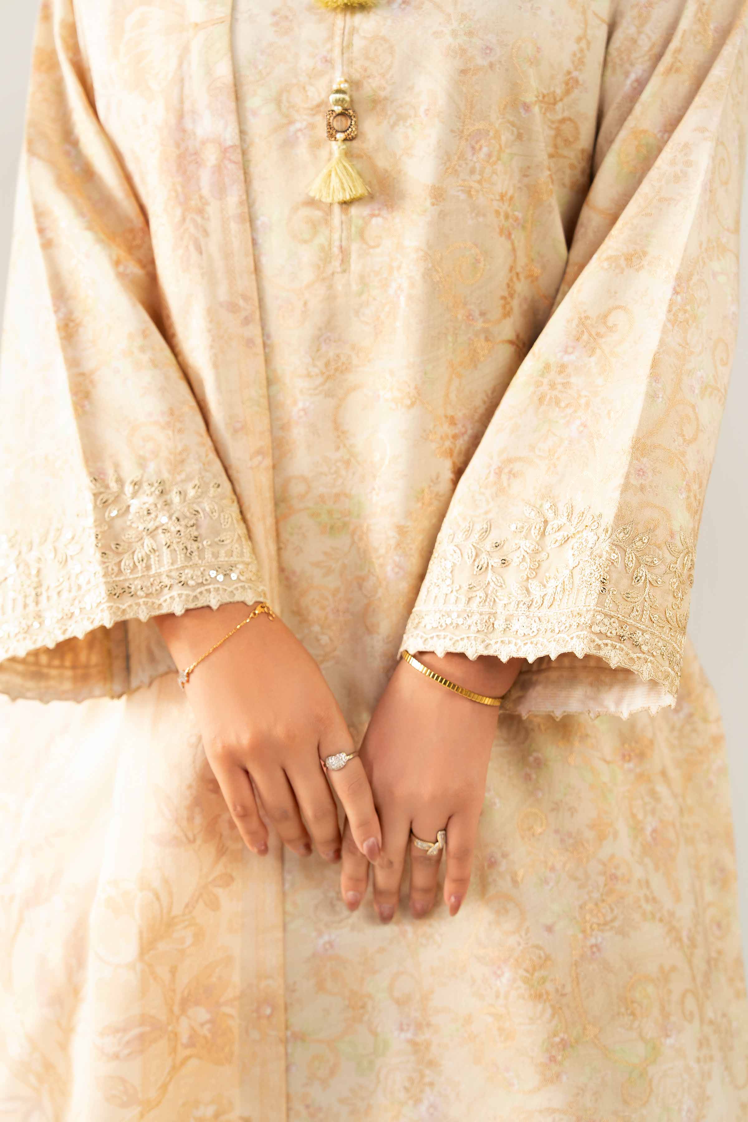 3 Piece - Digital Printed Embroidered Suit - 42503603