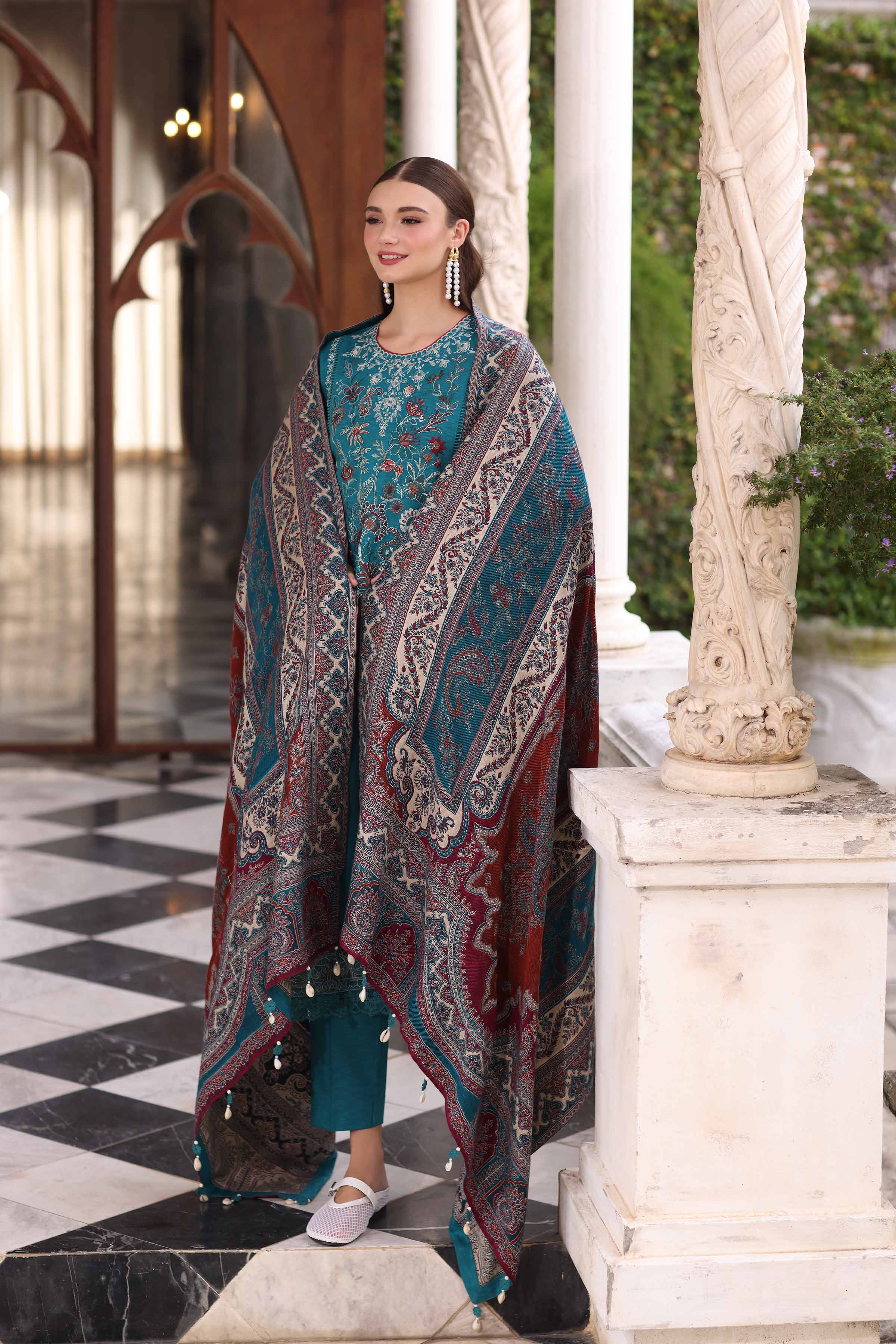 3 Piece - Embroidered Suit - 42503610