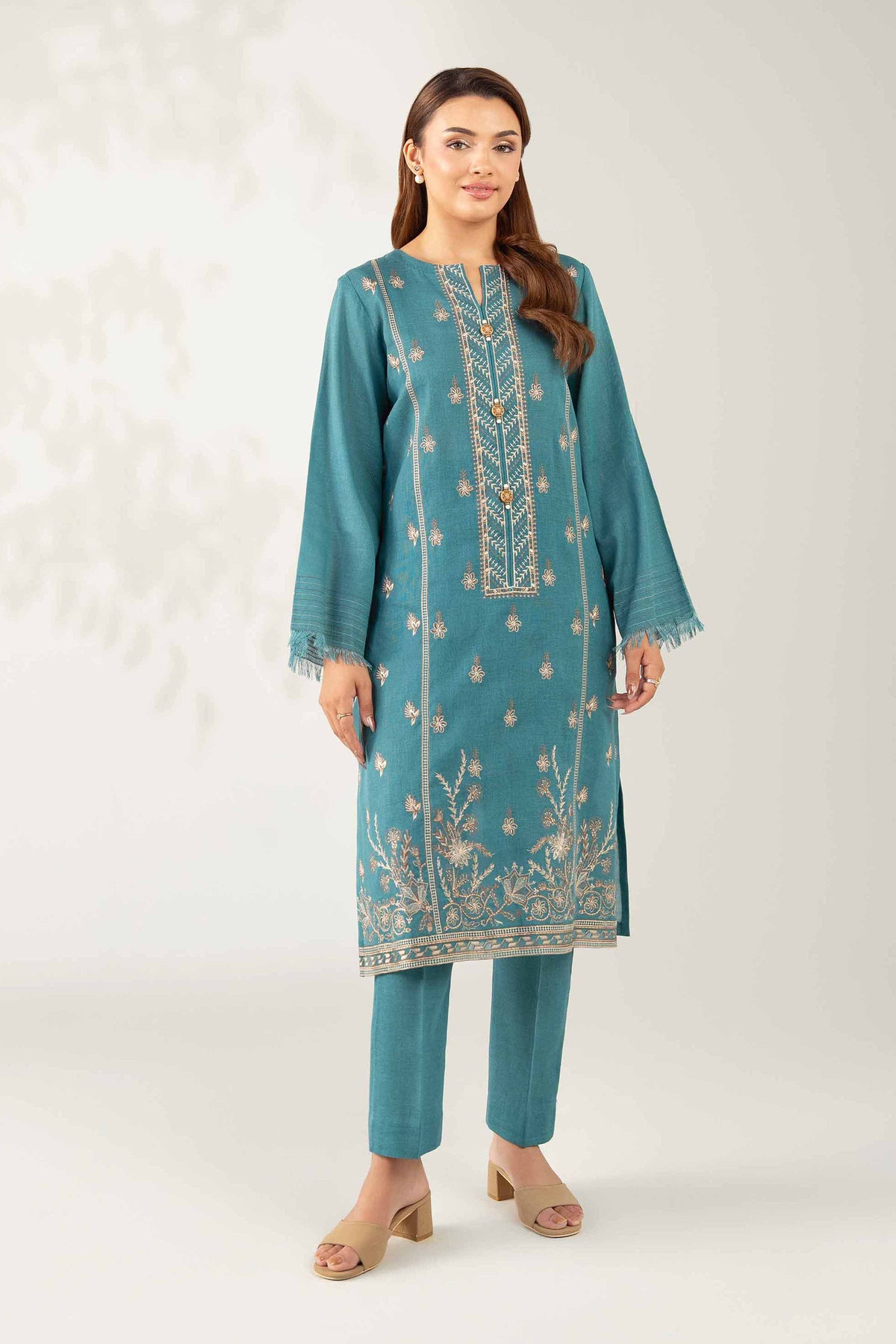 2 Piece - Embroidered Suit - 42503631