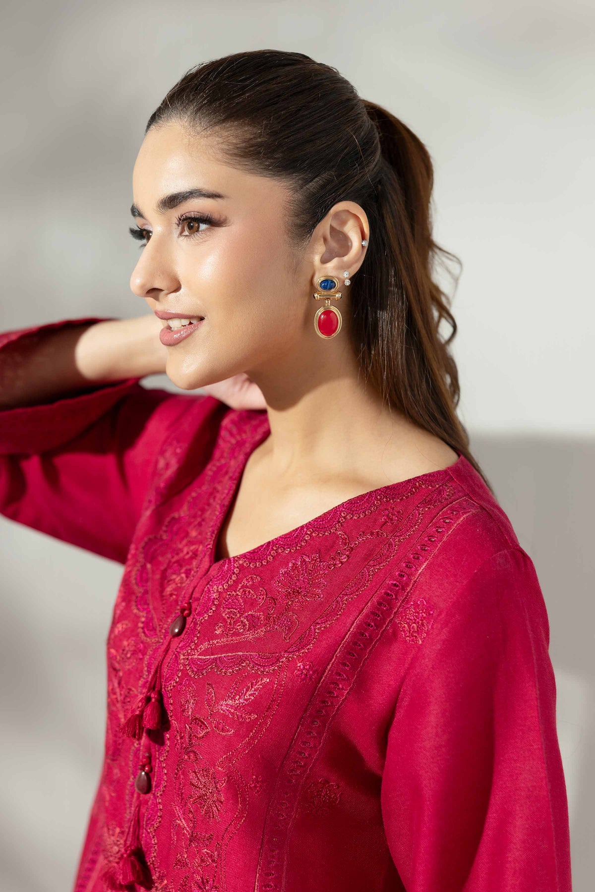 2 Piece - Embroidered Suit - 42503632
