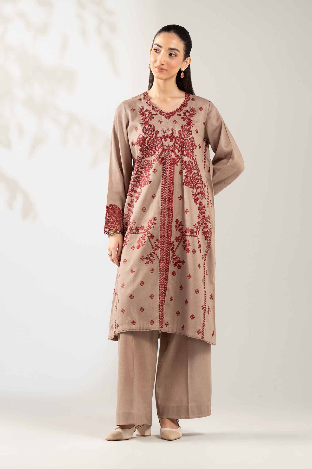 2 Piece - Embroidered Suit - 42503633
