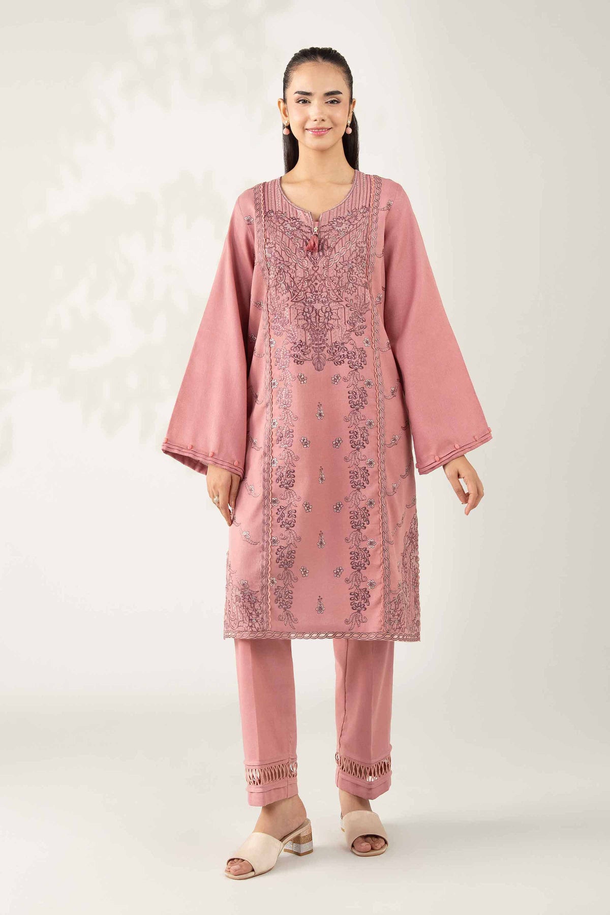 2 Piece - Embroidered Suit - 42503634