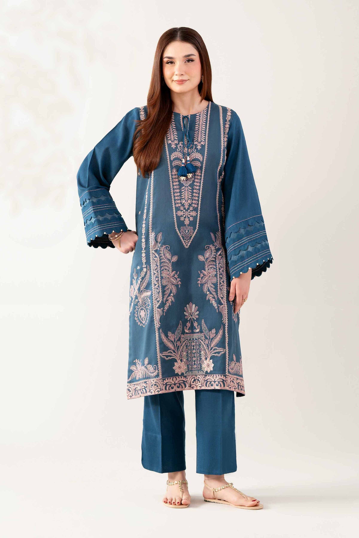 2 Piece - Embroidered Suit - 42503637