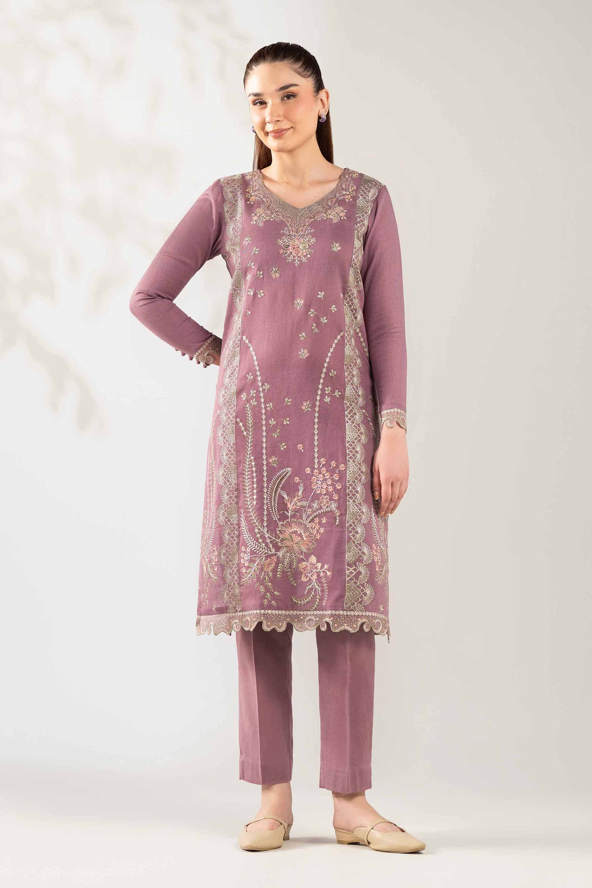 2 Piece - Embroidered Suit - 42503638