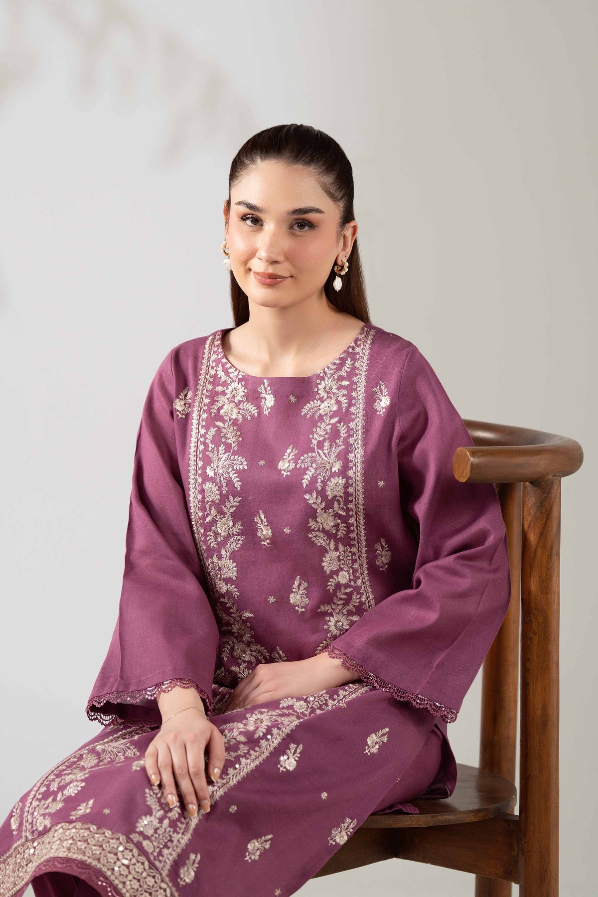 2 Piece - Embroidered Suit - 42503640