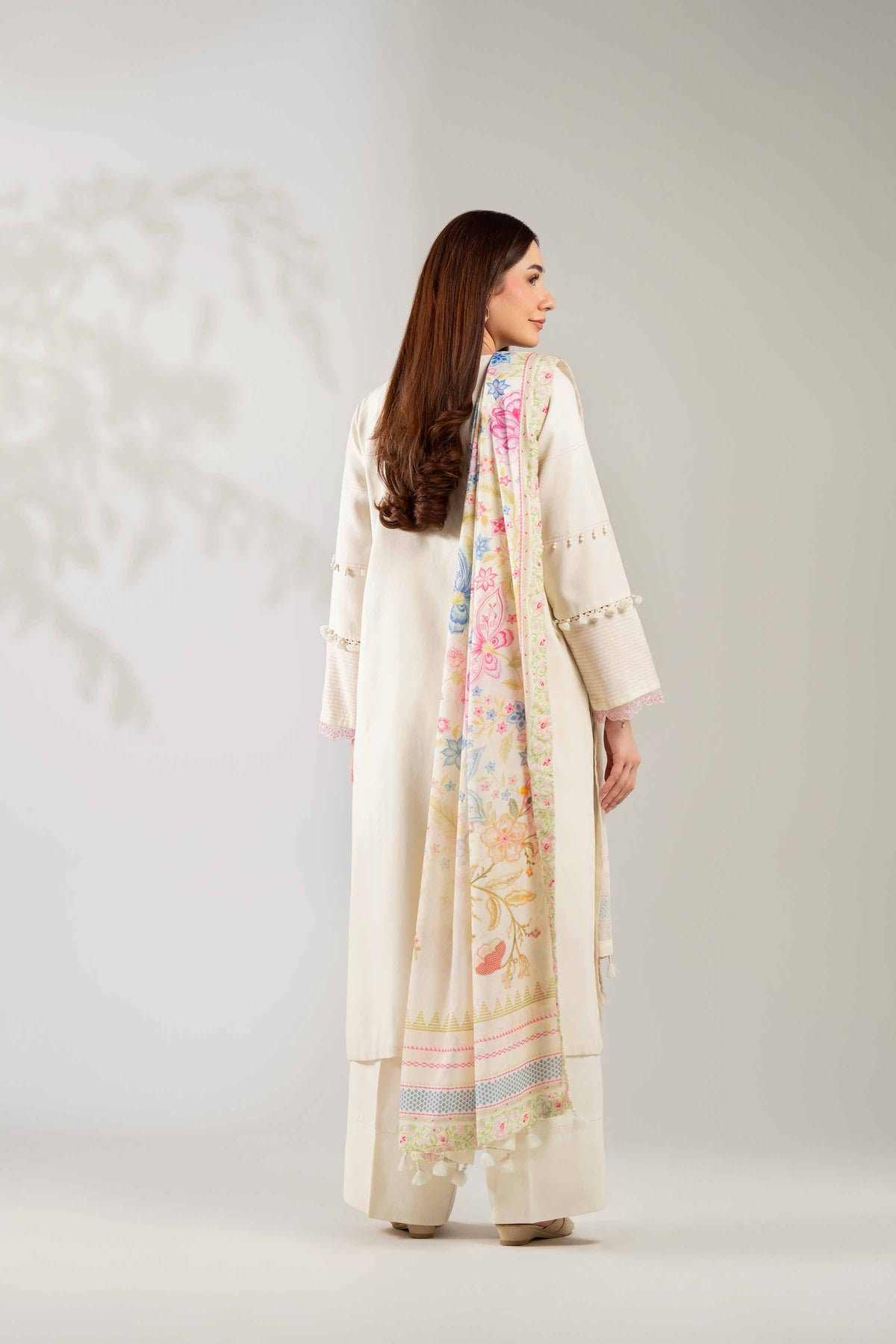 3 Piece - Digital Printed Embroidered Suit - 42503681