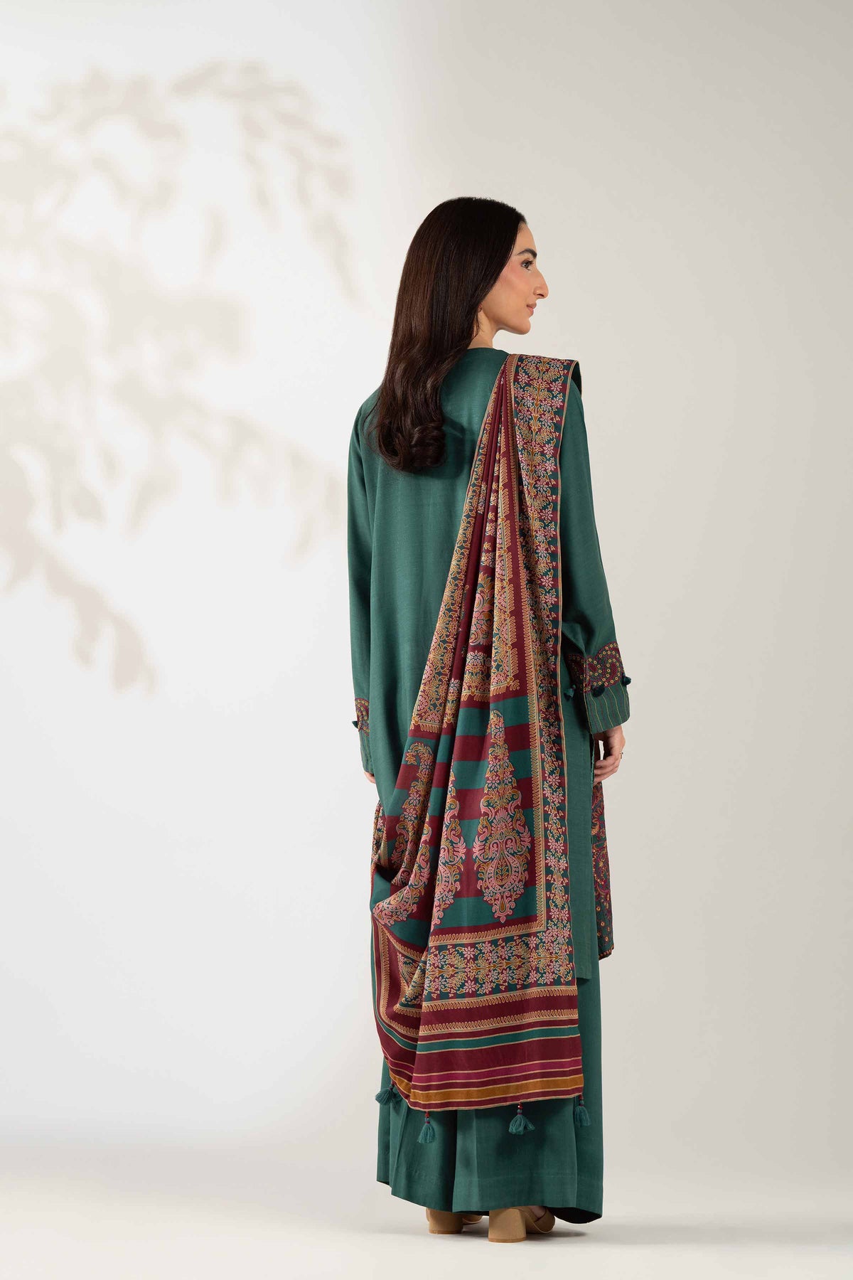 3 Piece - Digital Printed Embroidered Suit - 42503682