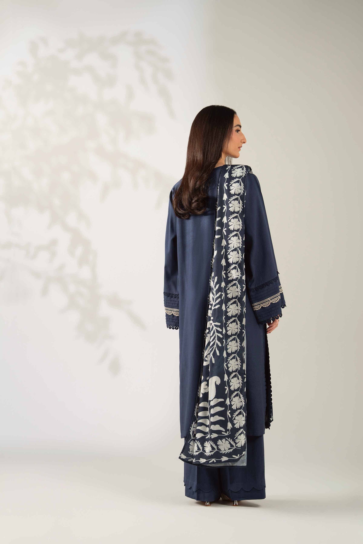 3 Piece - Digital Printed Embroidered Suit - 42503686