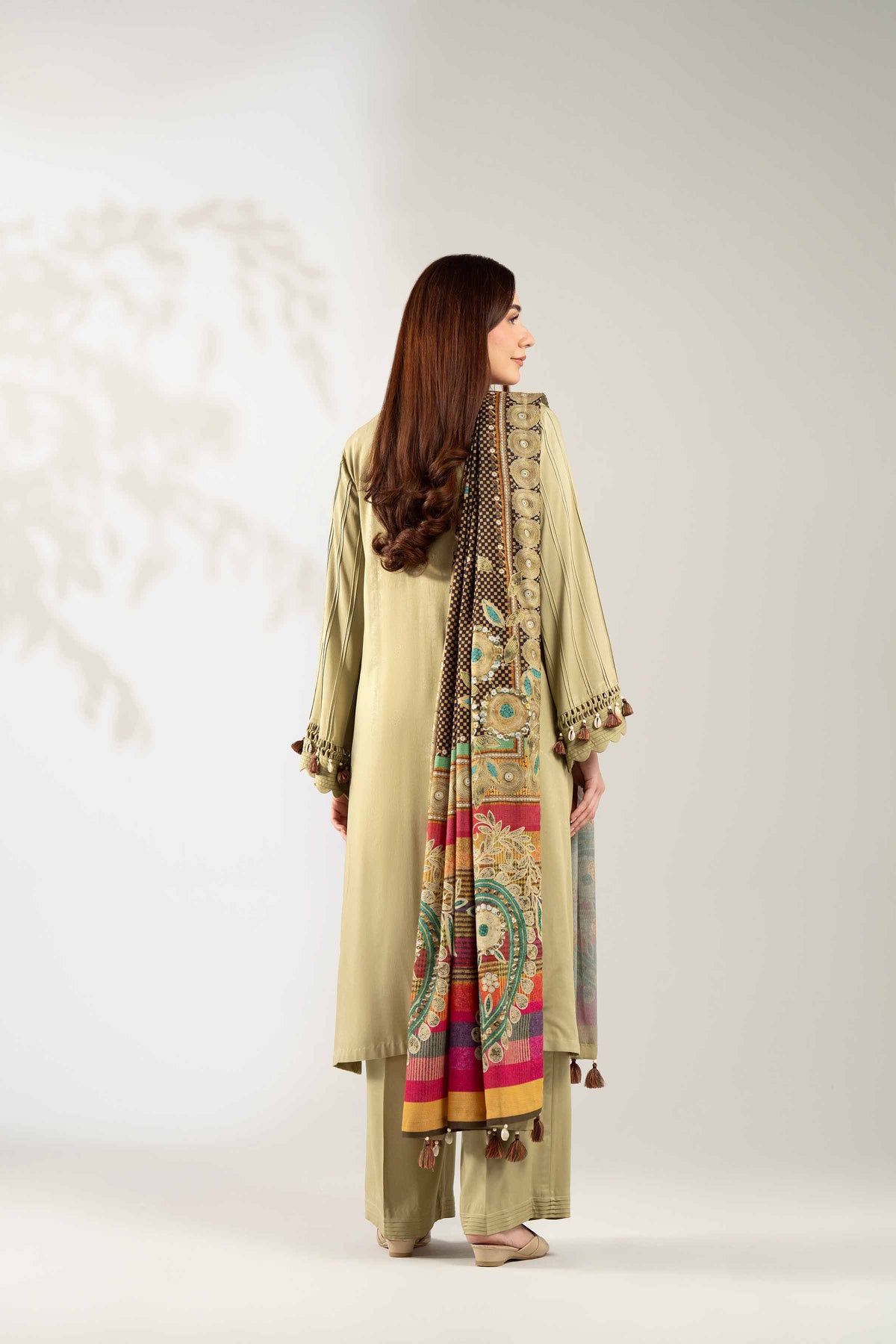 3 Piece - Digital Printed Embroidered Suit - 42503689