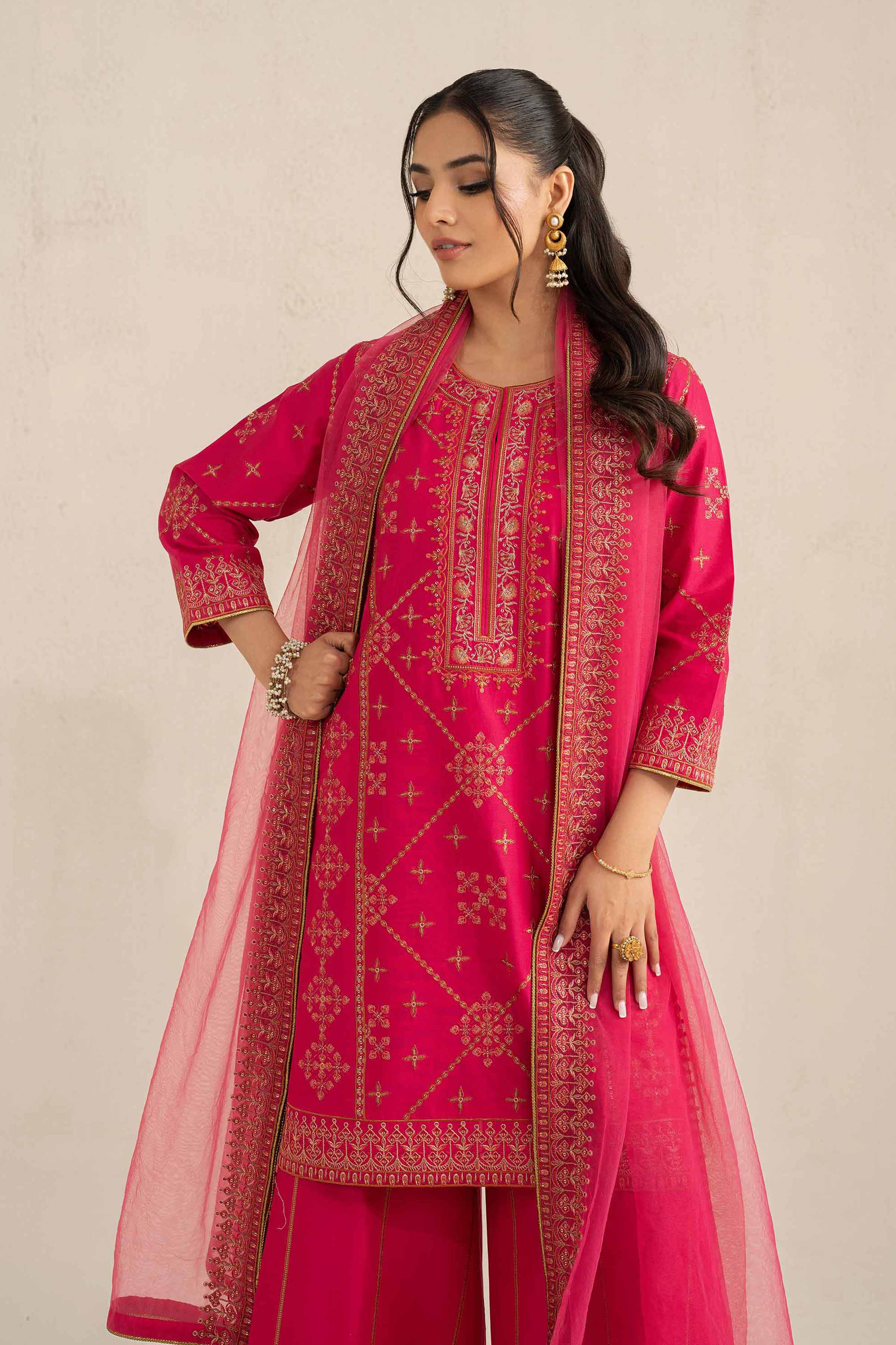3 Piece - Embroidered Suit - 42519116