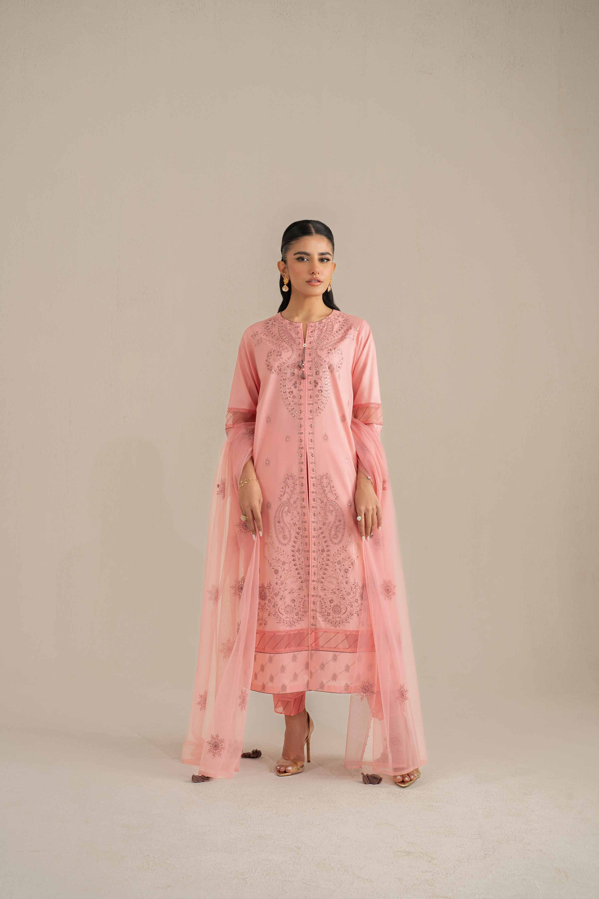 3 Piece - Embroidered Suit - 42519123