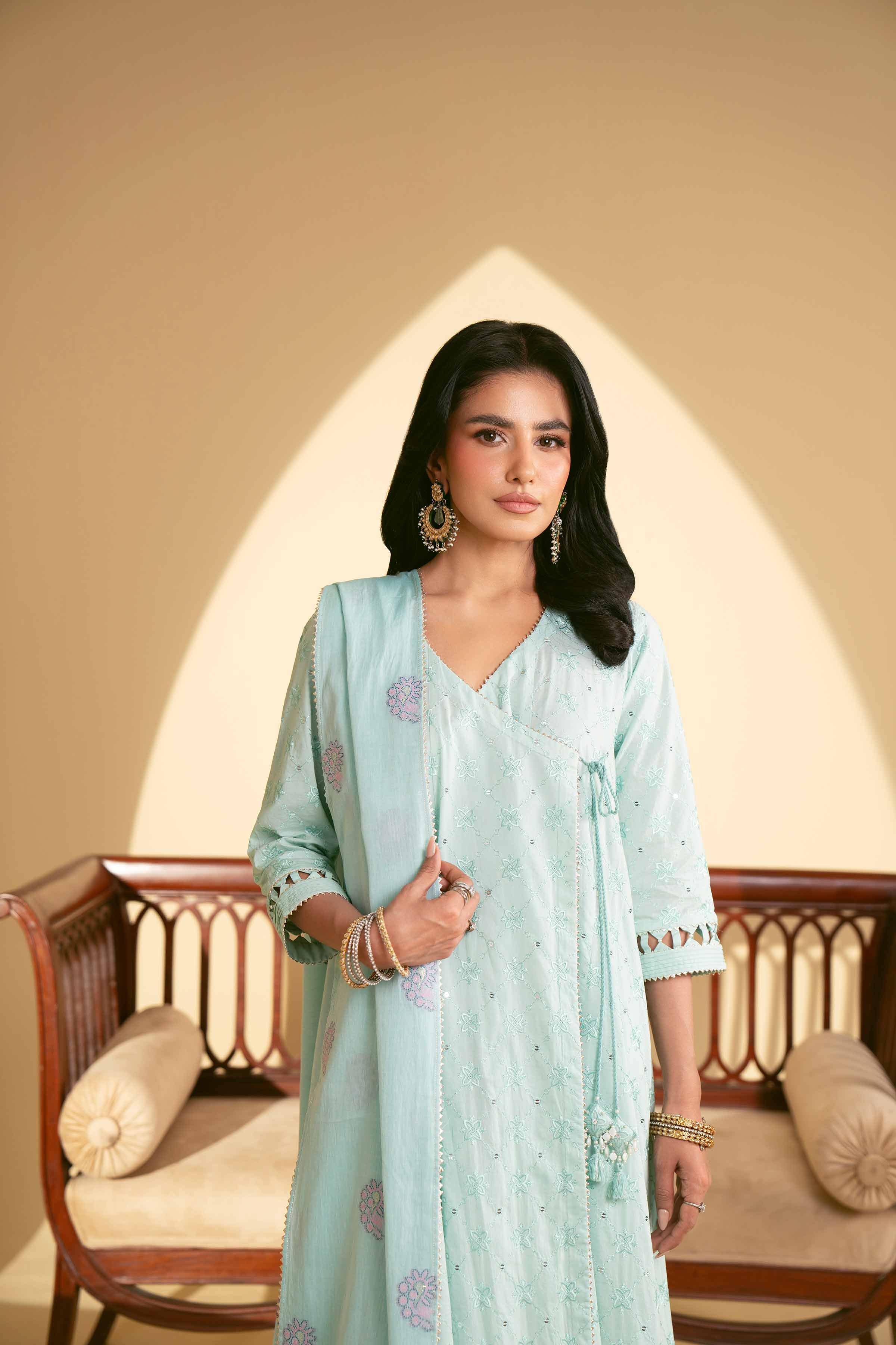 3 Piece - Embroidered Suit - 42519187