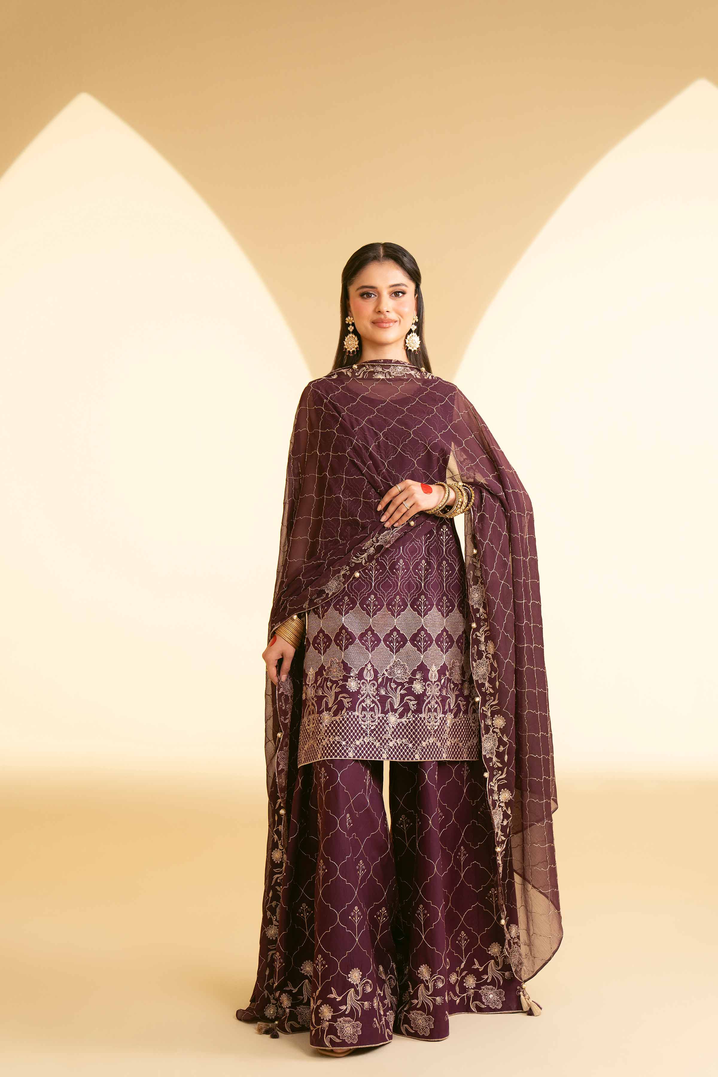 3 Piece - Embroidered Suit - 42519204